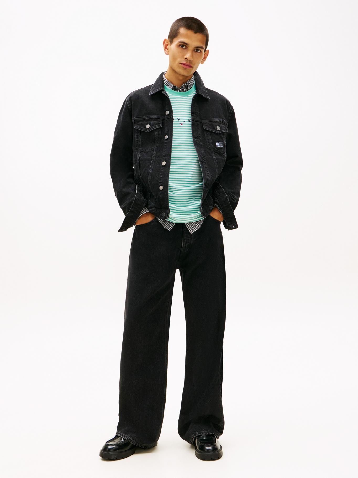 Chaqueta Denim Ryan Con Logo Tommy Jeans Negro-1