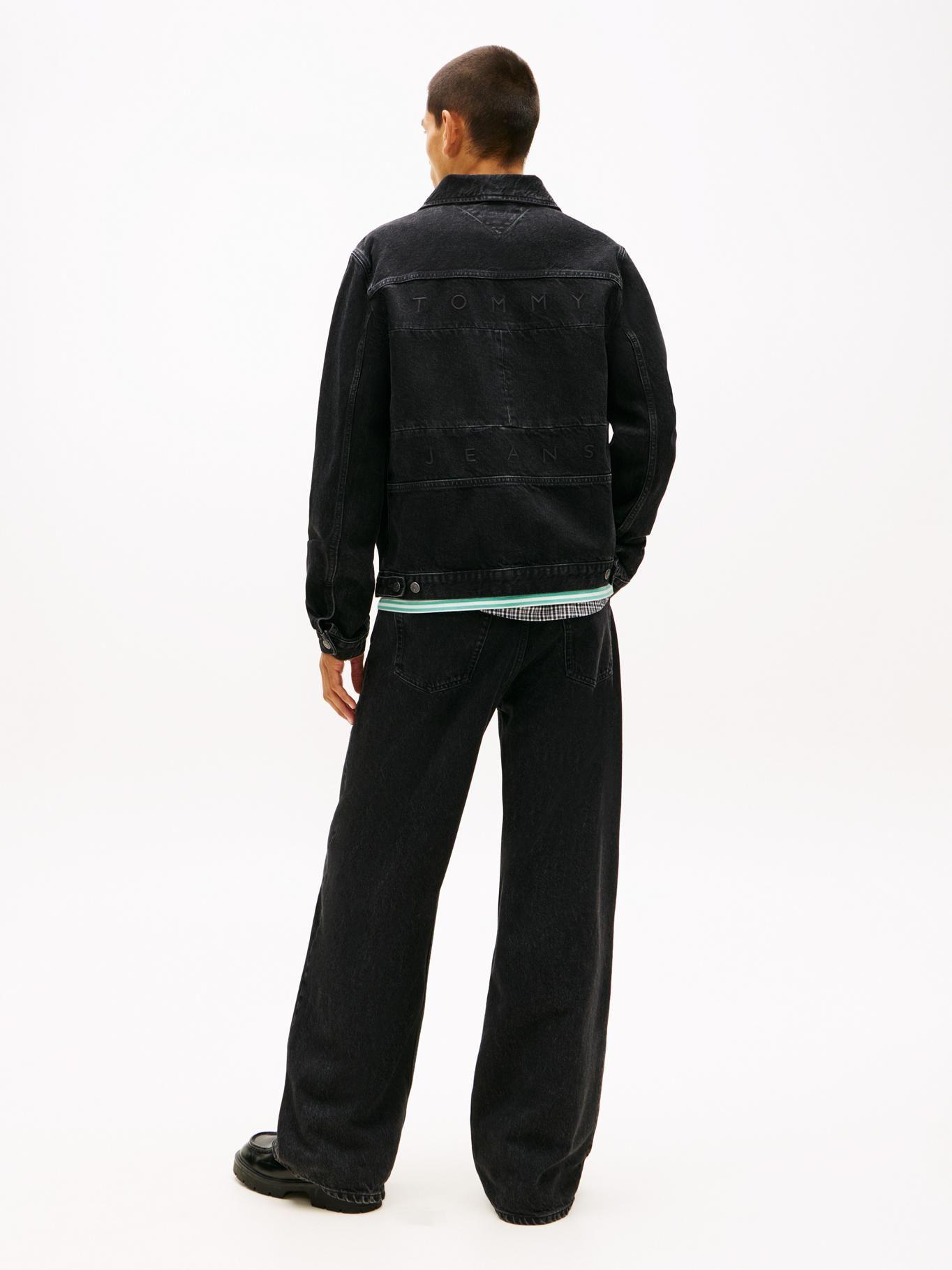 Chaqueta Denim Ryan Con Logo Tommy Jeans Negro-2