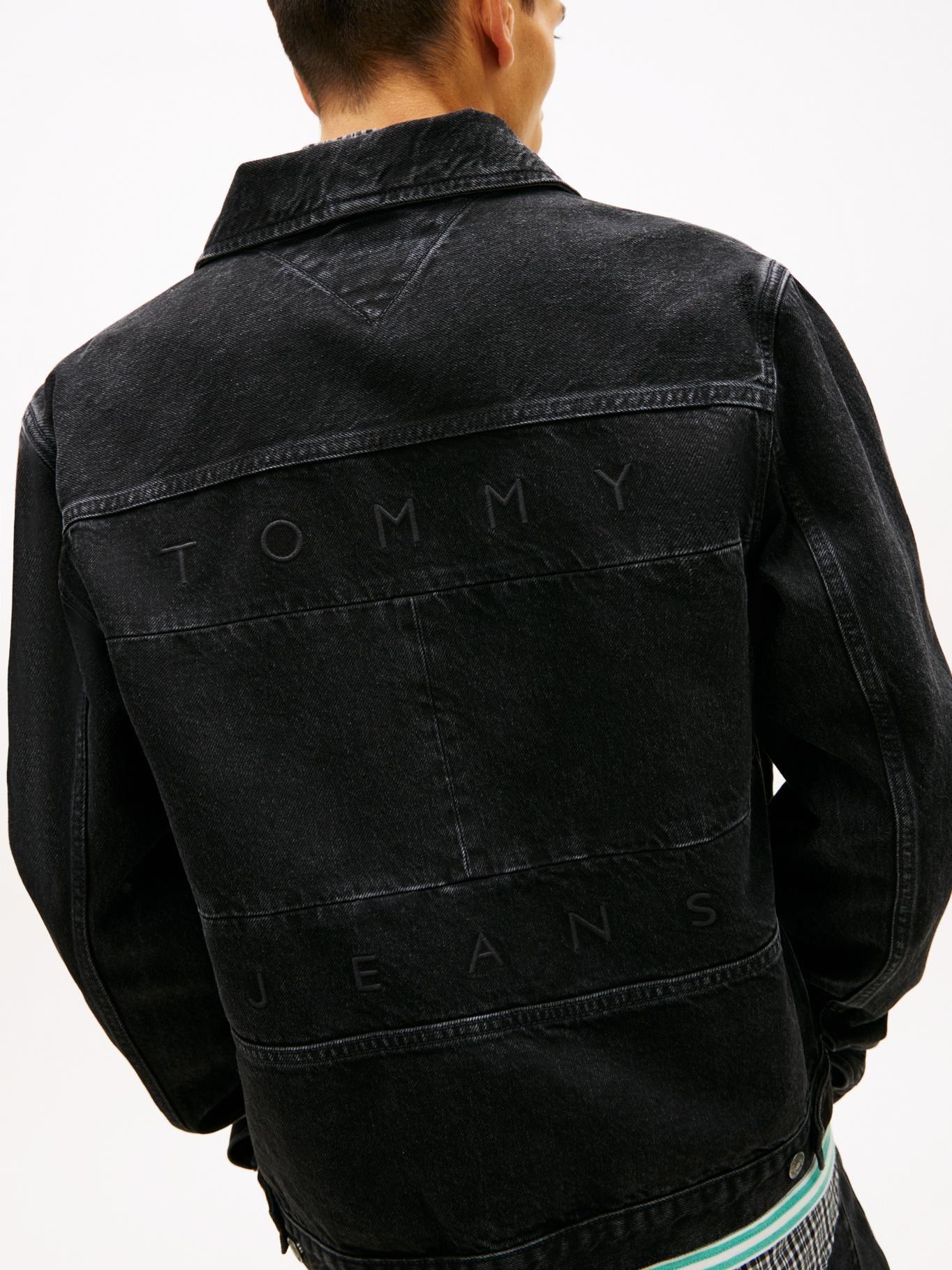 Chaqueta Denim Ryan Con Logo Tommy Jeans Negro-4