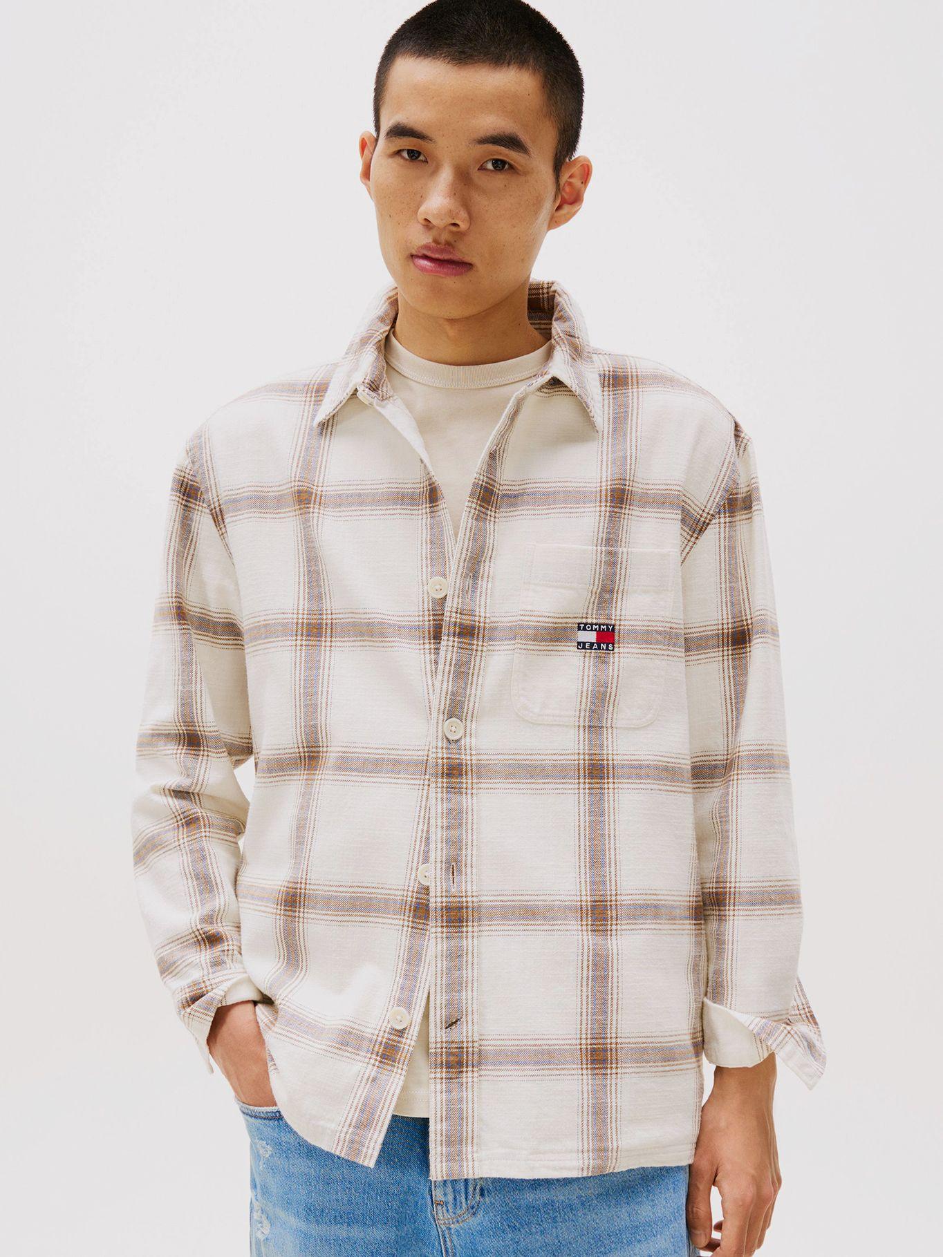 Sobrecamisa Texturizada Oversize Multicolor Tommy Jeans-0