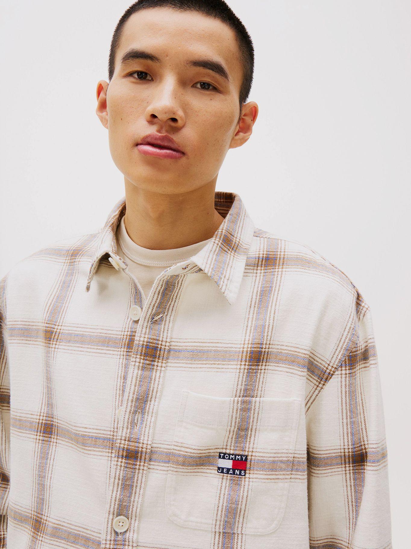 Sobrecamisa Texturizada Oversize Multicolor Tommy Jeans-3