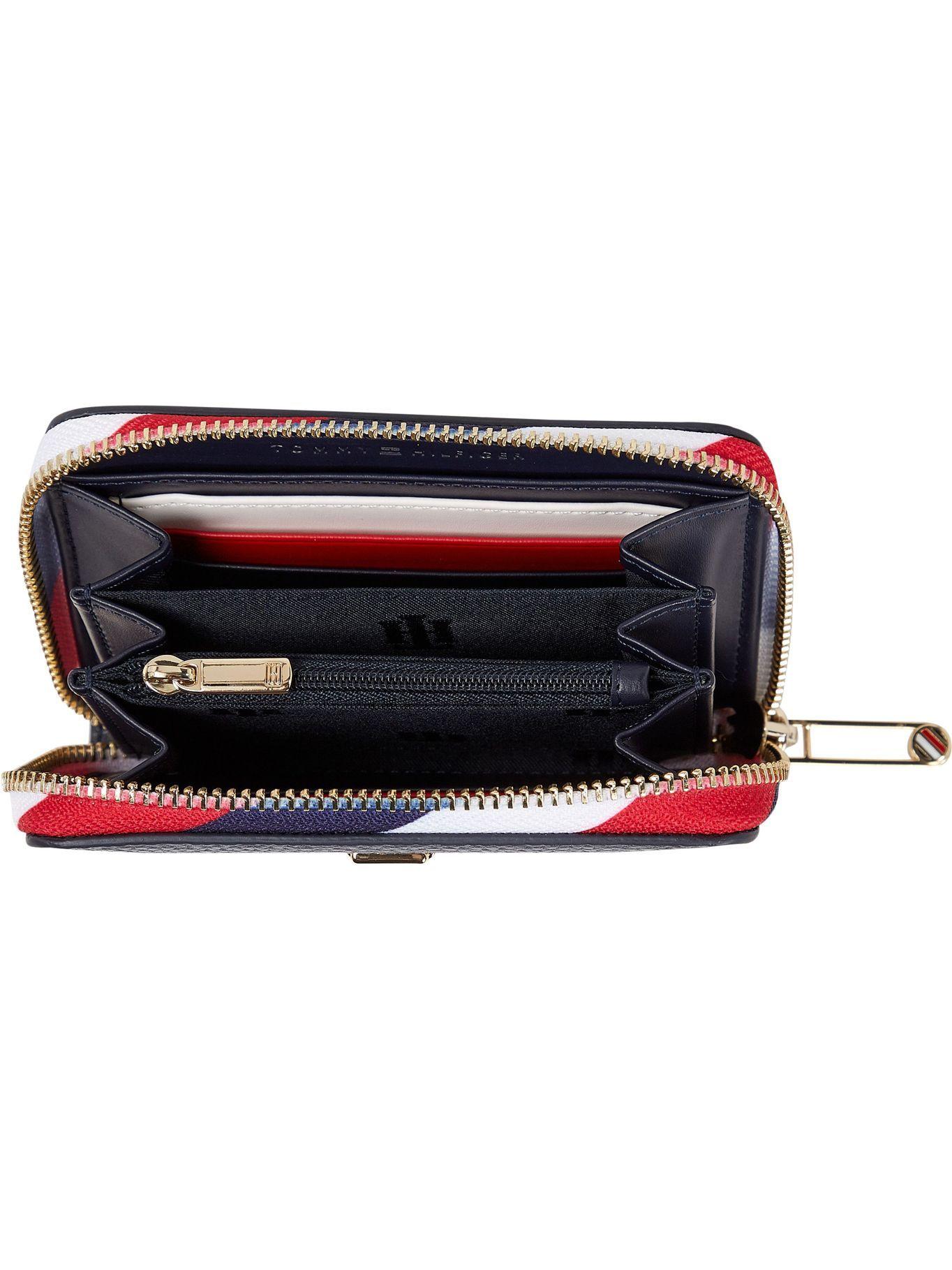 Billetera Signature Con Cierre Azul Tommy Hilfiger-2