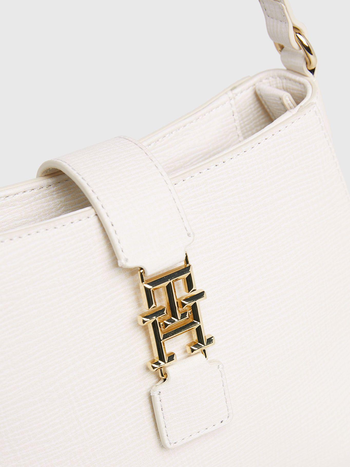 Cartera Textured Monogram Blanco Tommy Hilfiger-2