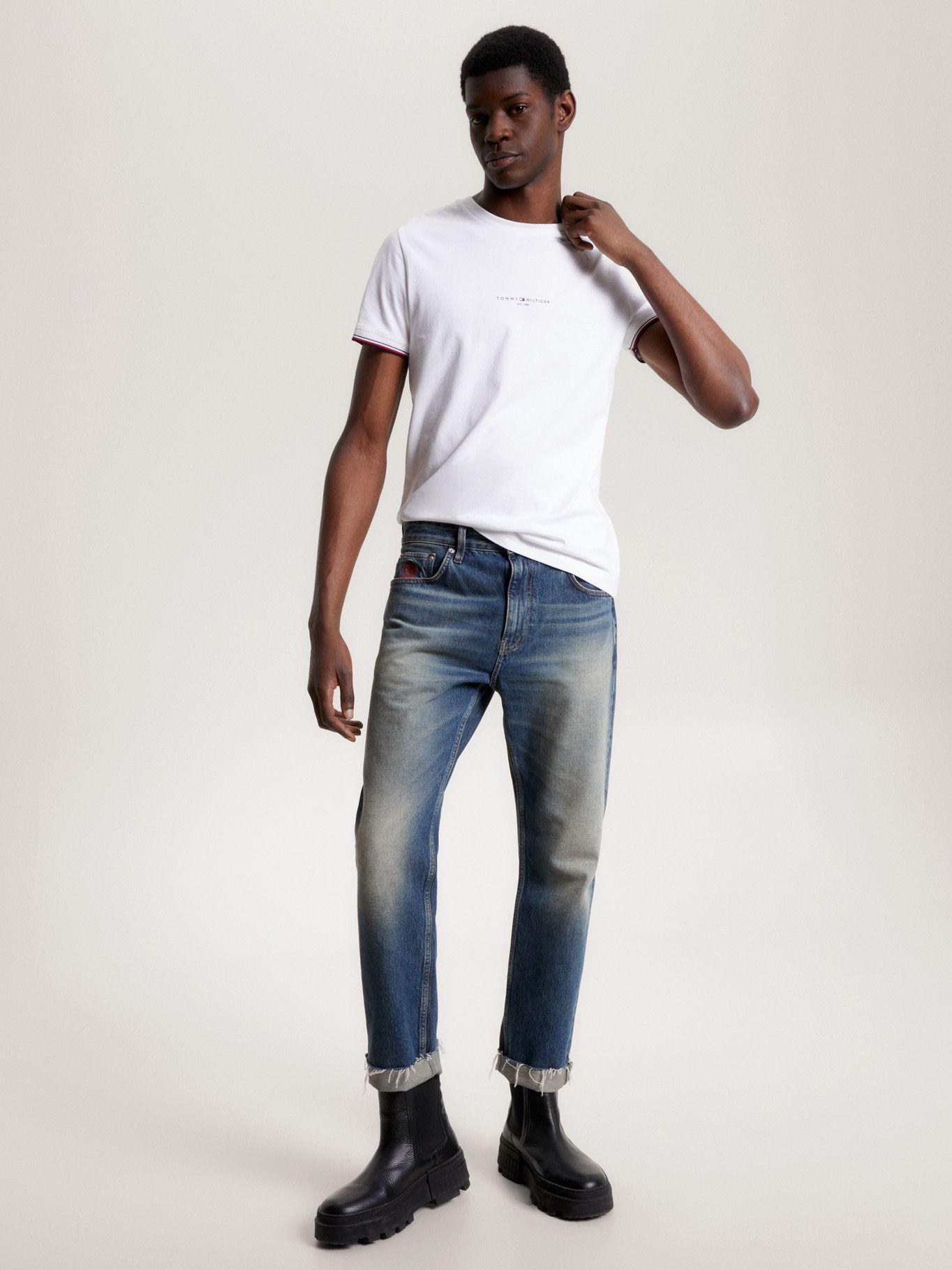 Polera Mangas Ribeteadas Blanco Tommy Hilfiger-1