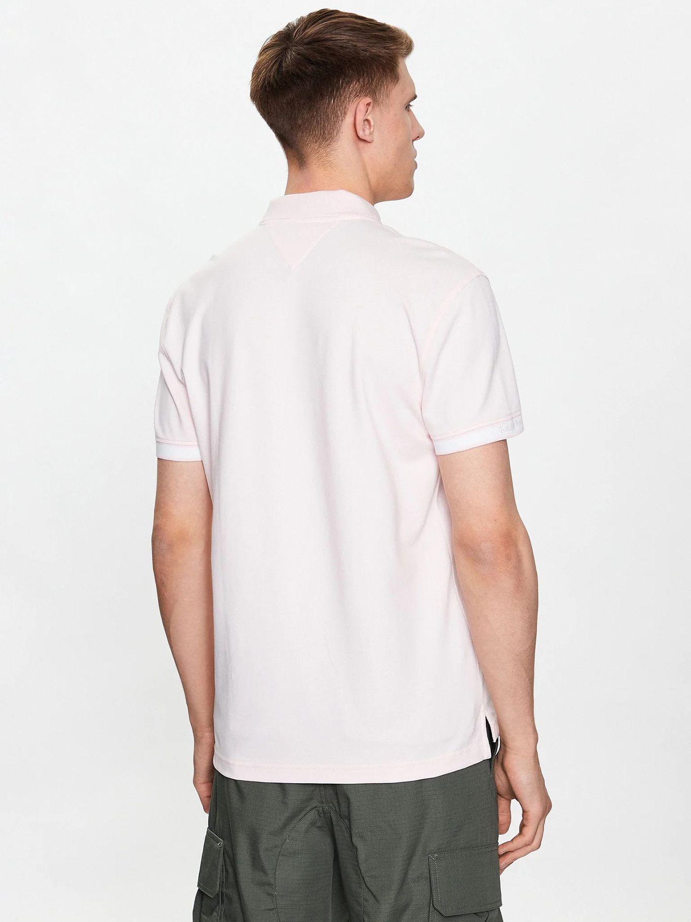 Polo Classic Essential Con Logo Rosado Tommy Hilfiger-2