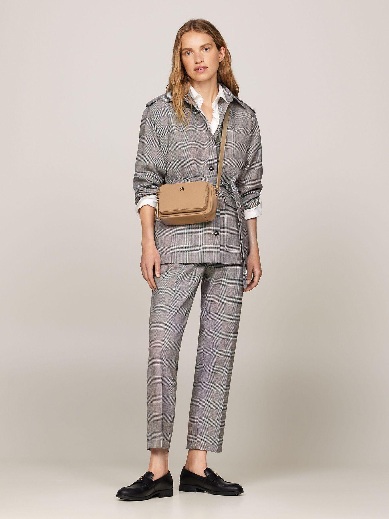 Bandolera Utility De Canvas Beige Tommy Hilfiger-1