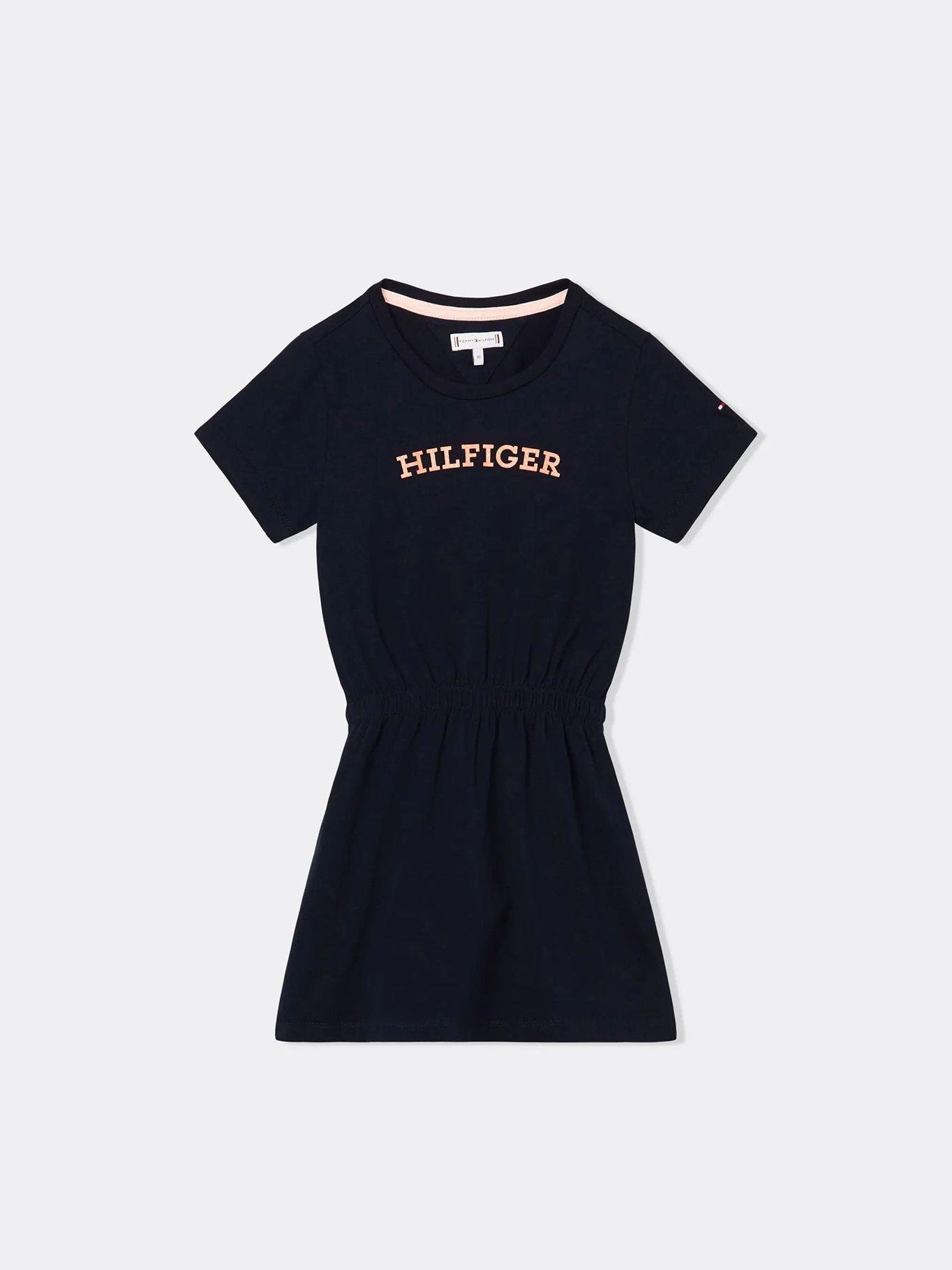 Vestido Monotype Con Logo Azul Tommy Hilfiger-0