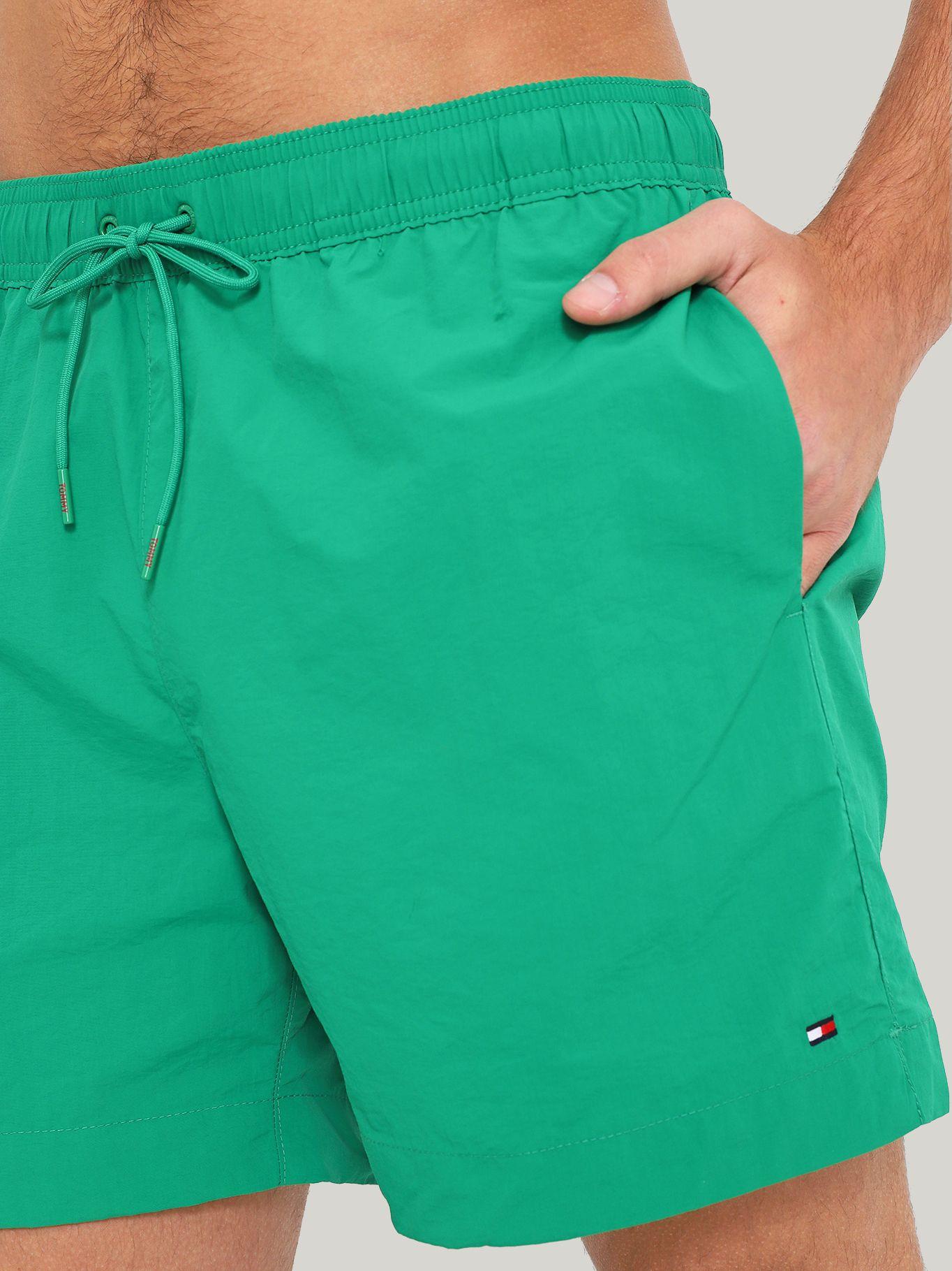 Traje De Baño De Medio Largo Verde Tommy Hilfiger-3