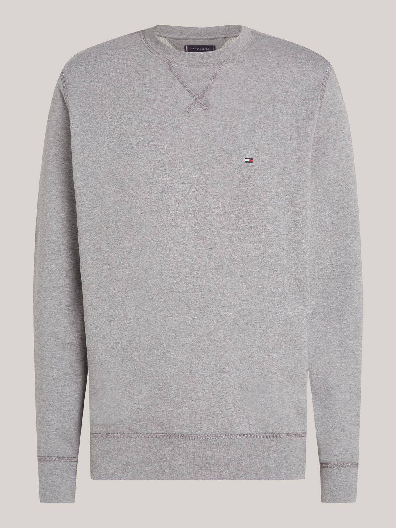 Polerón Solid Con Cuello Redondo Gris Tommy Hilfiger-4