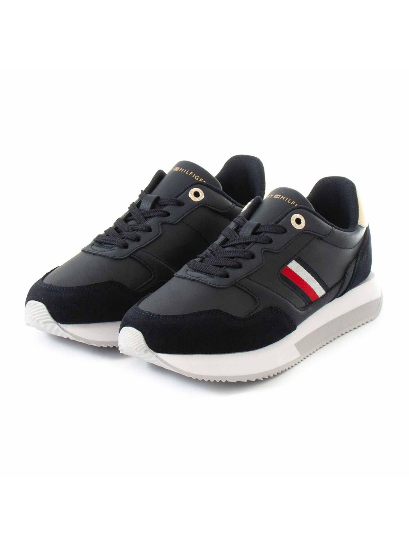 Zapatillas Metalic Global Stripe Azul Tommy Hilfiger-0