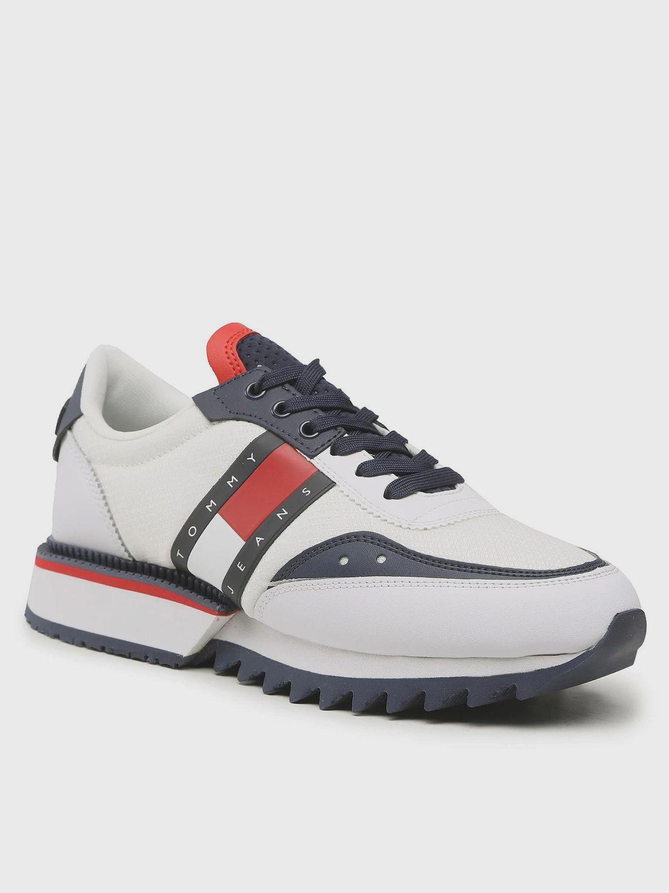 Zapatillas Hombre Logo Dentadas Blanco Tommy Hilfiger-0