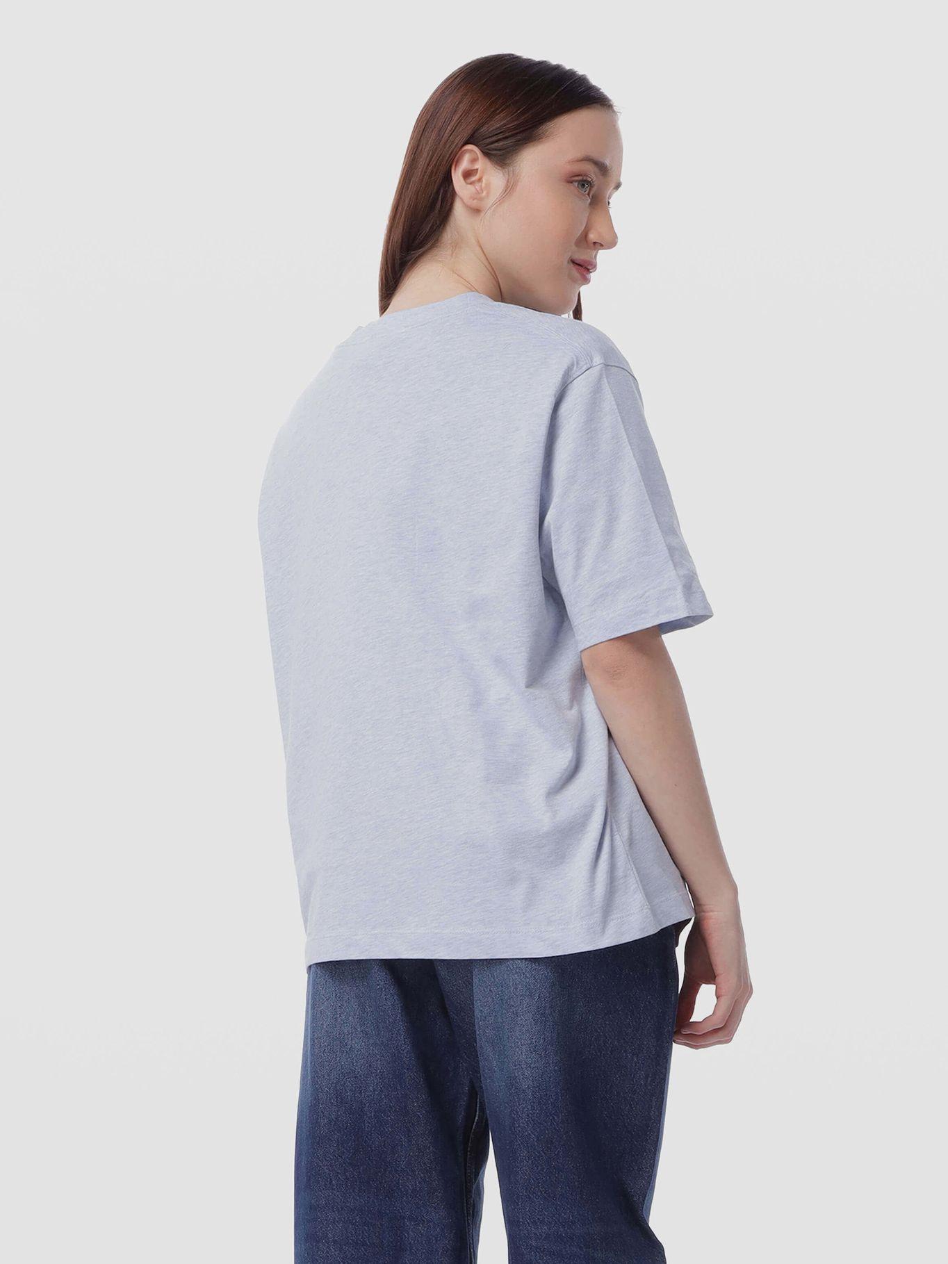 Polera Outline Flag Logo Celeste Tommy Hilfiger-2