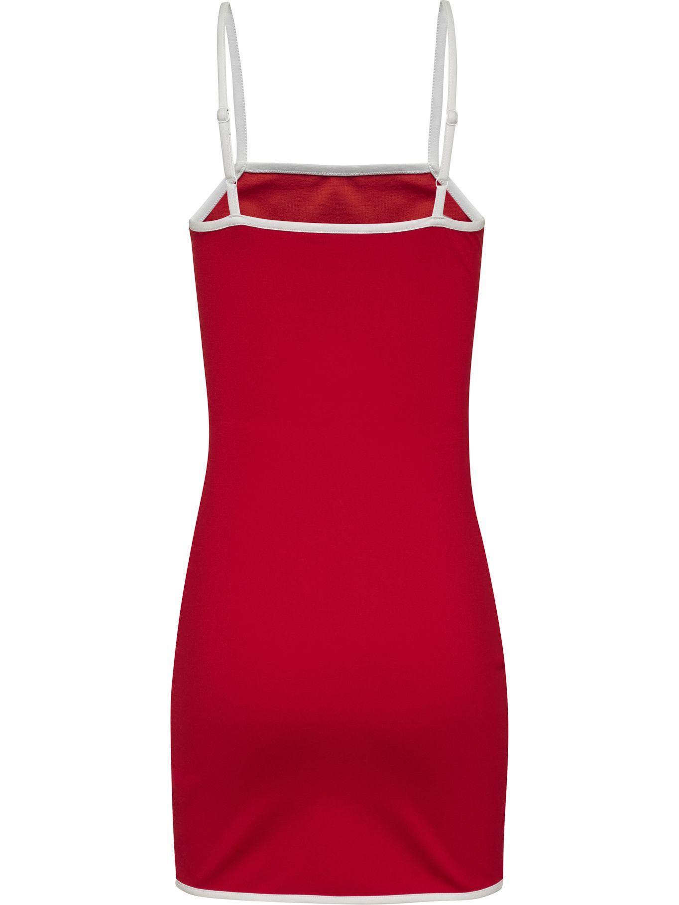 Vestido Linear Con Logo Rojo Tommy Hilfiger-1