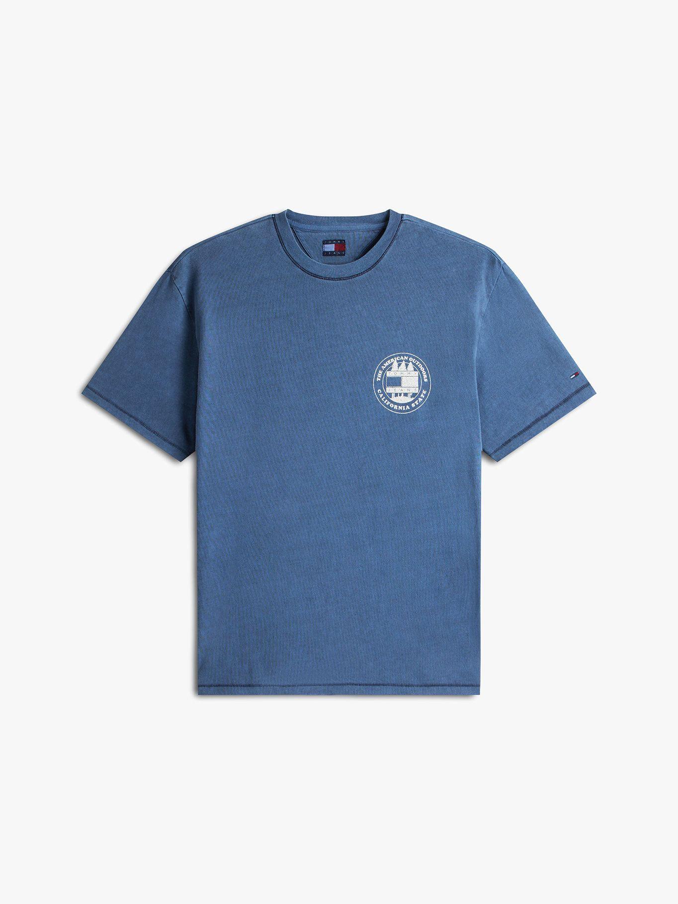 Polera Con Logo Relaxed Fit Tommy Jeans Azul-4