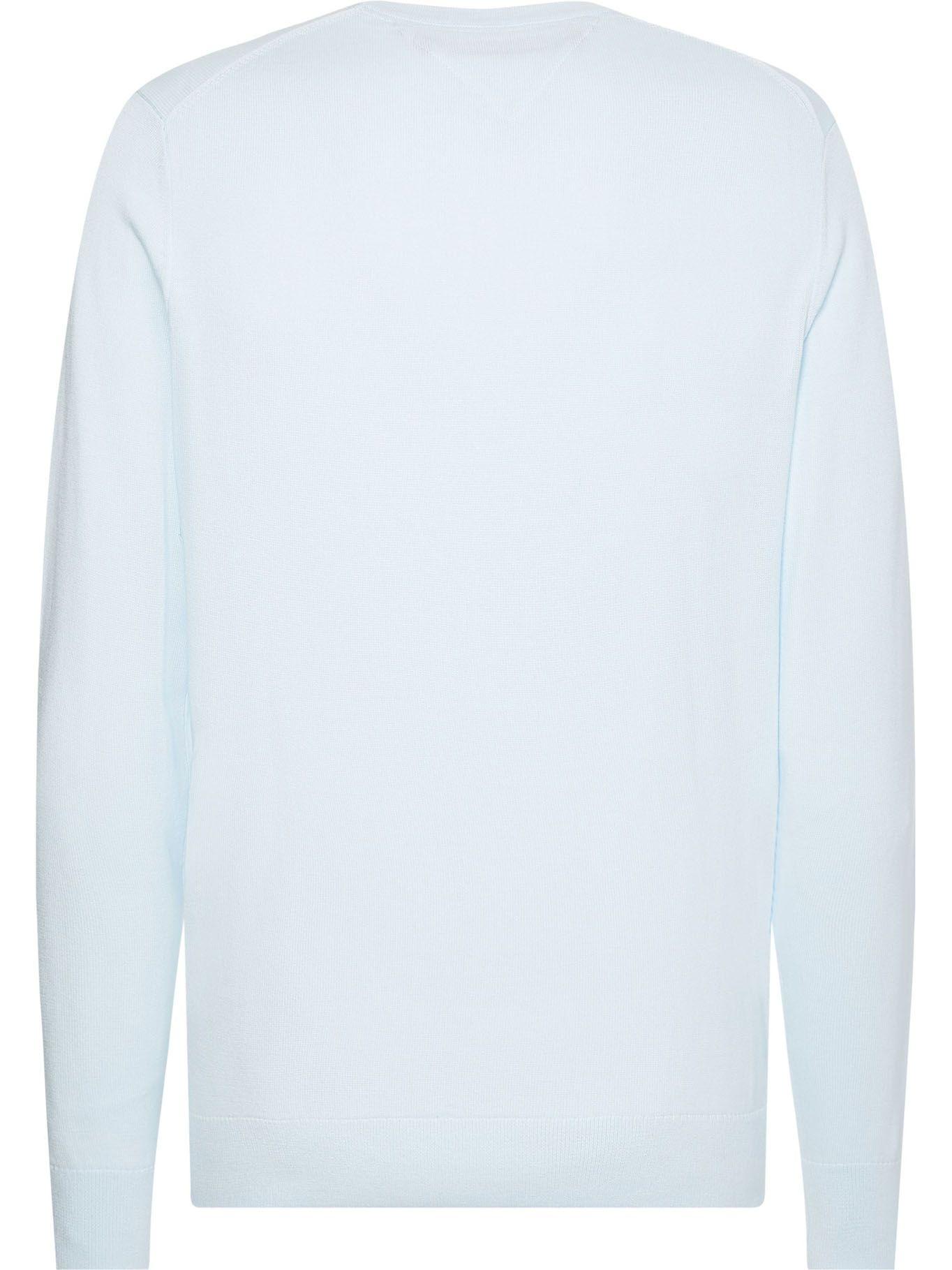 Sweater Básico Signature C-Neck Celeste Tommy Hilfiger-1