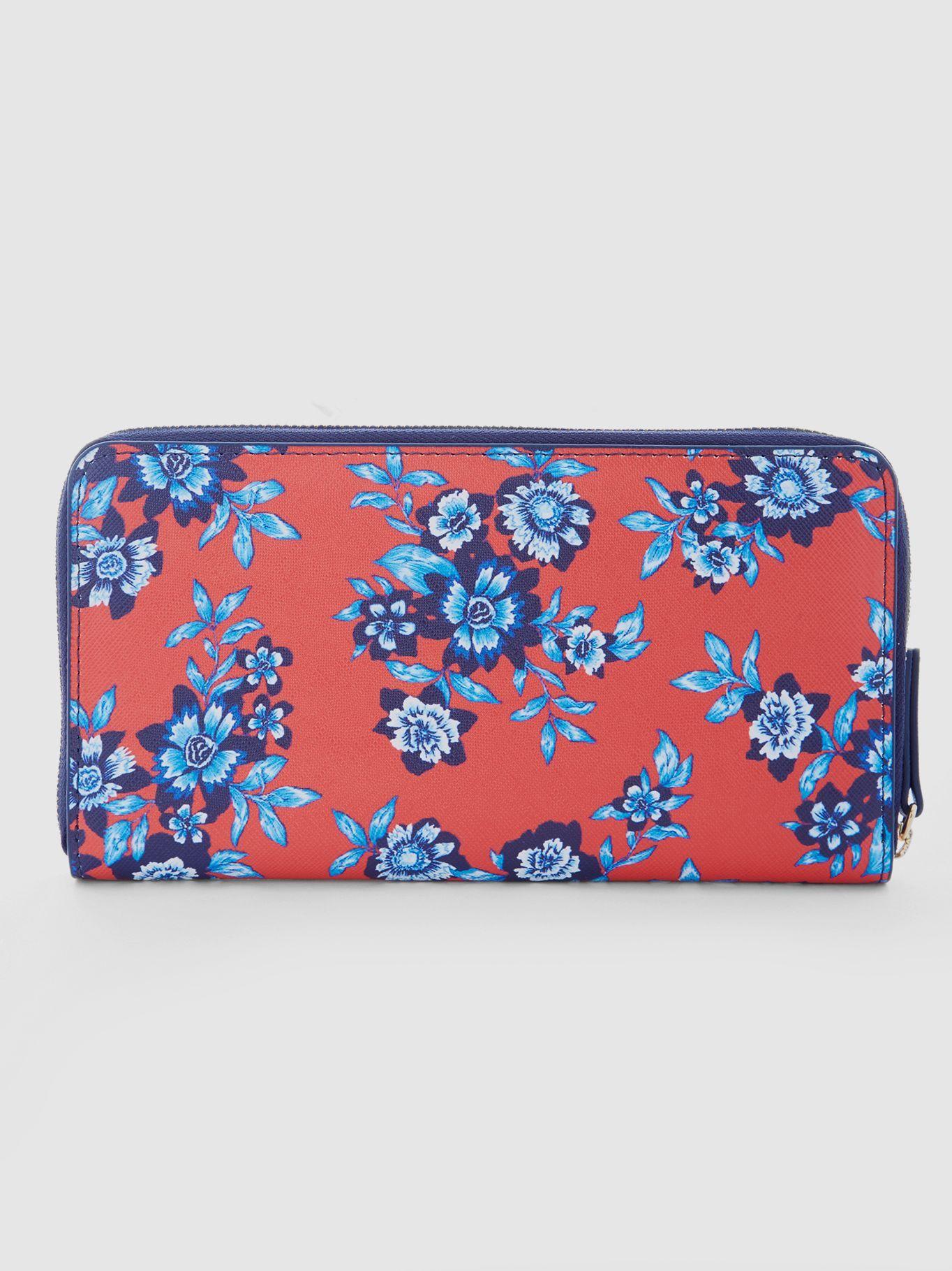 Billetera Floral Print Rojo Tommy Hilfiger-1