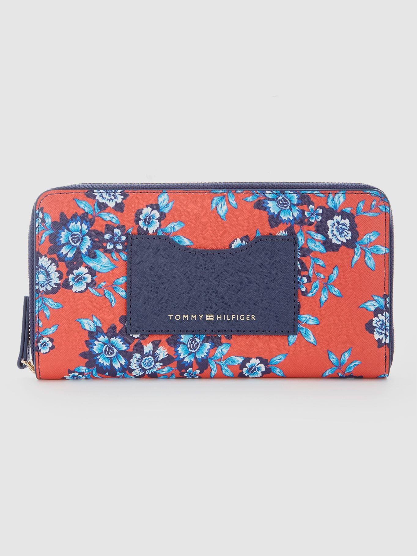 Billetera Floral Print Rojo Tommy Hilfiger-0