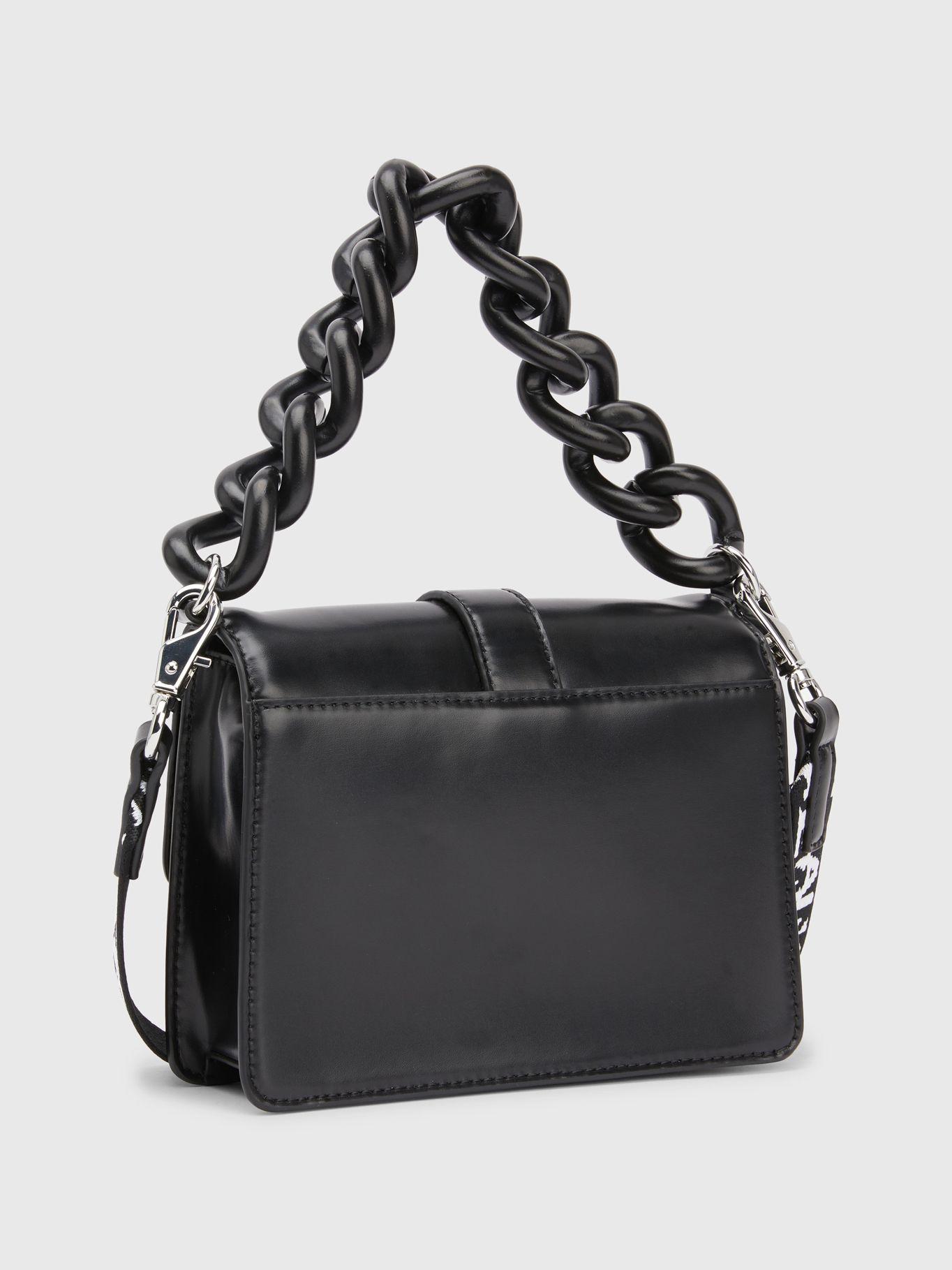 Bandolera Con Asa De Cadena Negro Tommy Hilfiger-2