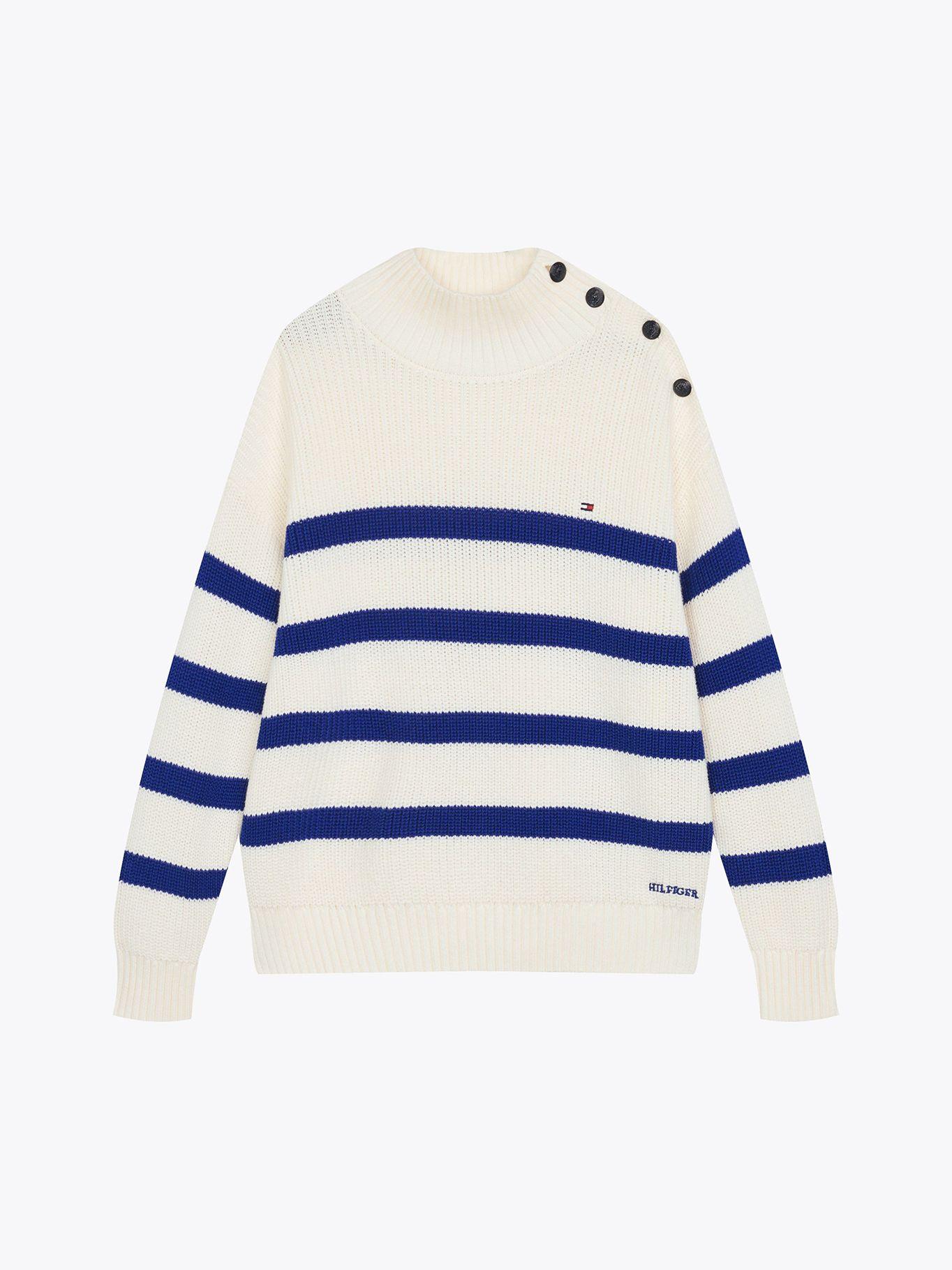 Sweater De Cuello Mock Multicolor Tommy Hilfiger-4