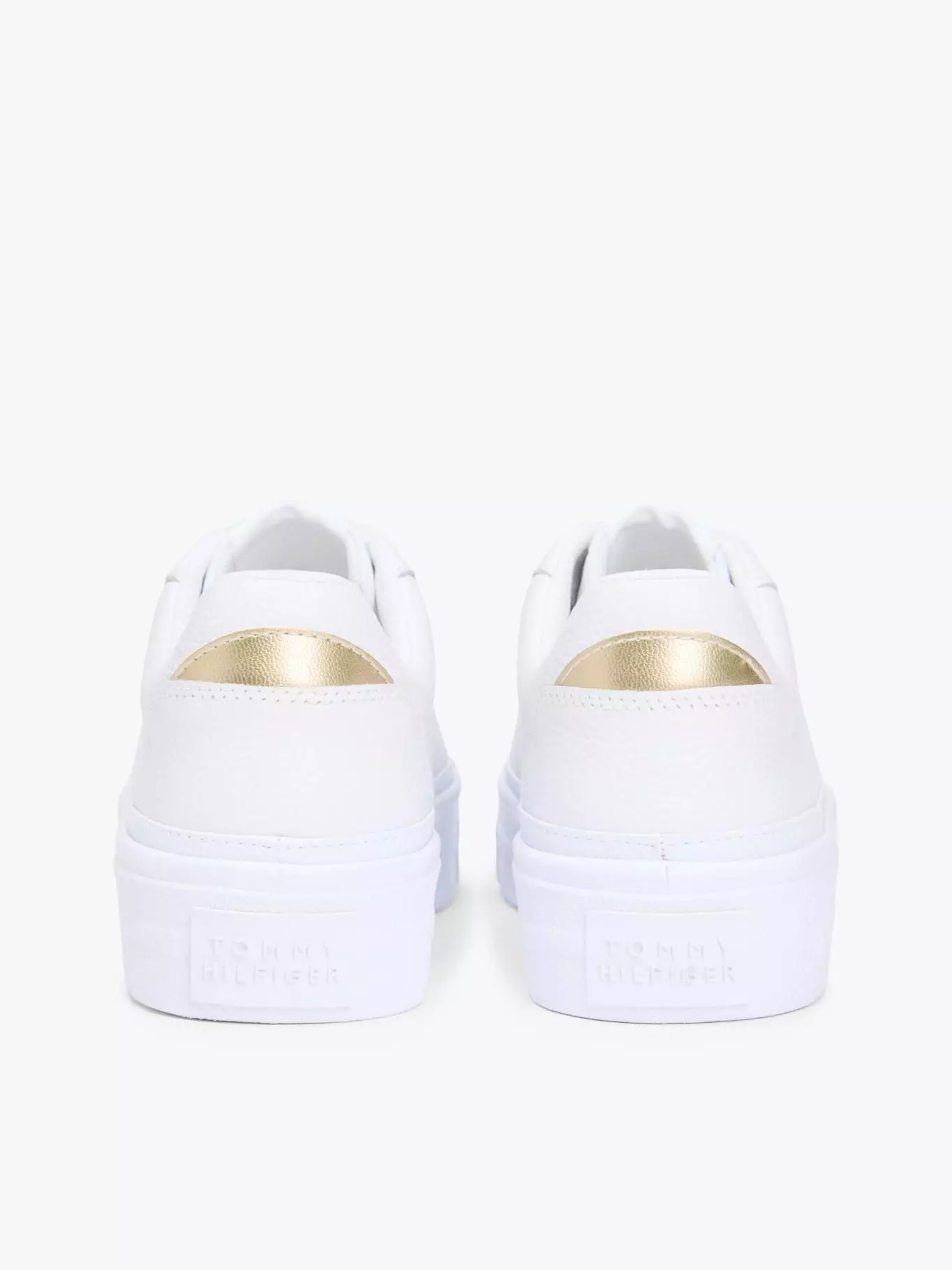 Zapatillas Foxing De Cuero Tommy Hilfiger Blanco-2