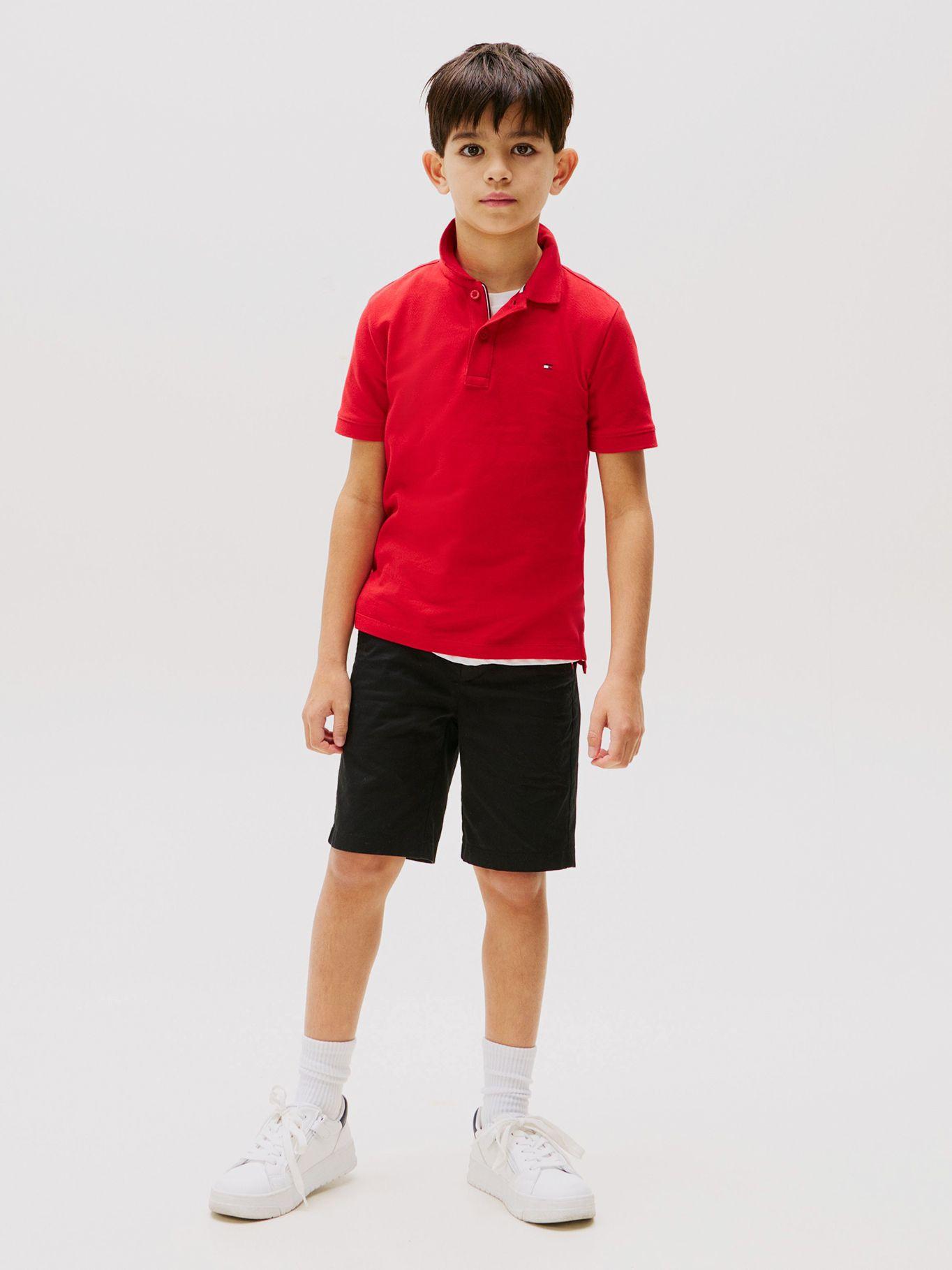 Polo Con Logo Regular Essential Rojo Tommy Hilfiger-1
