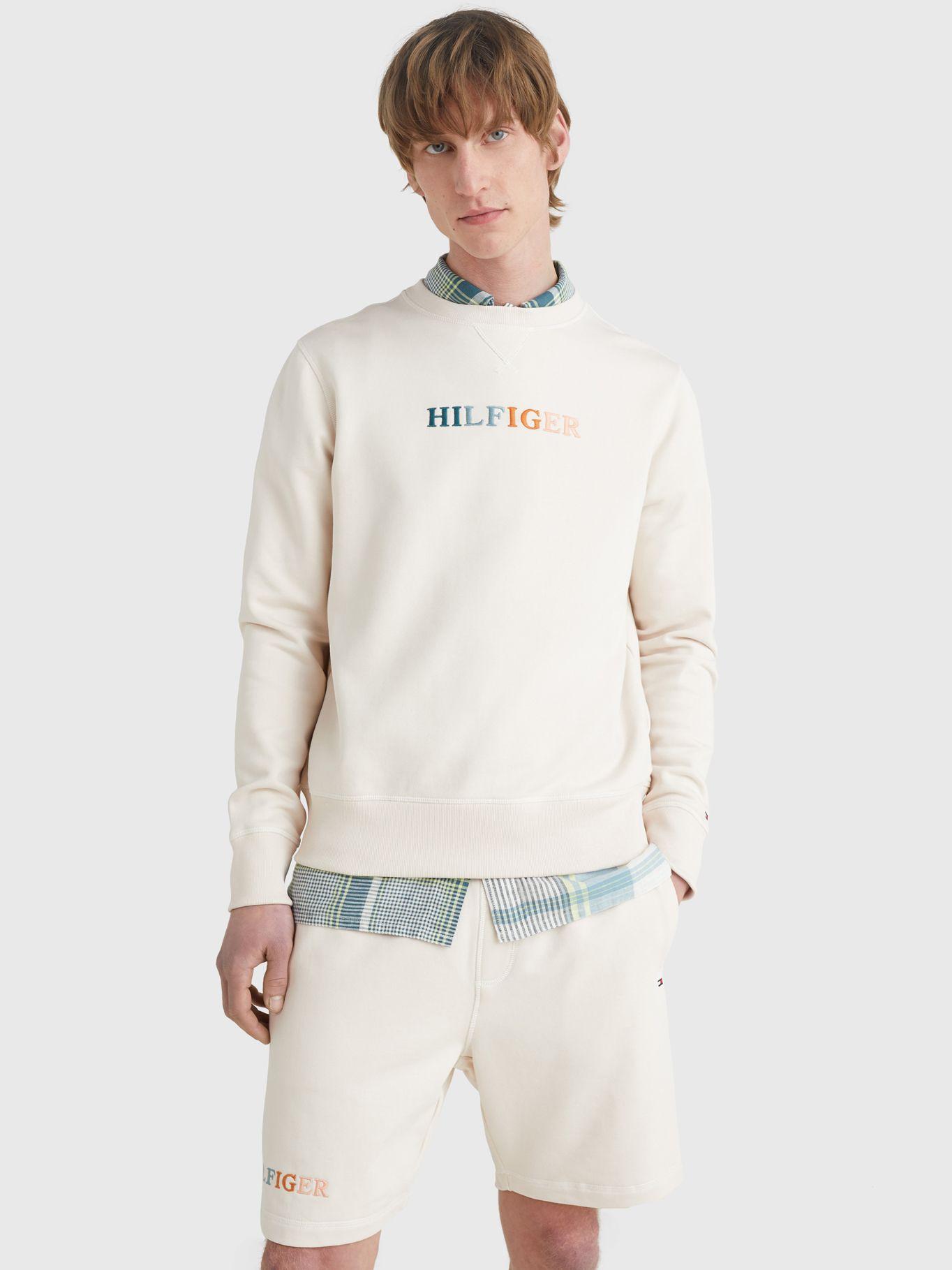 Polerón Con Logo Multi Color Crema Tommy Hilfiger-3