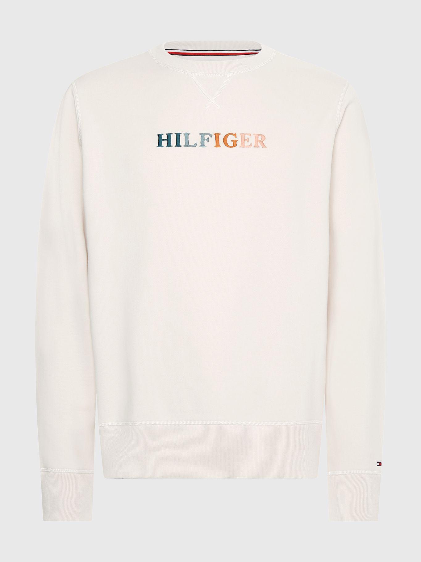 Polerón Con Logo Multi Color Crema Tommy Hilfiger-0