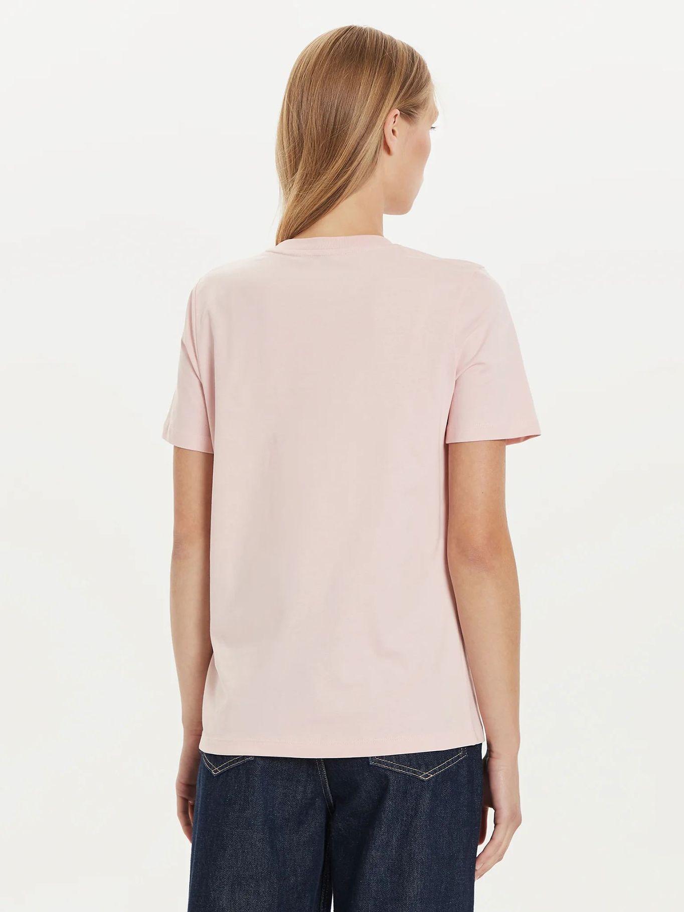 Polera Con Logo Gráfico Script Rosado Tommy Hilfiger-2