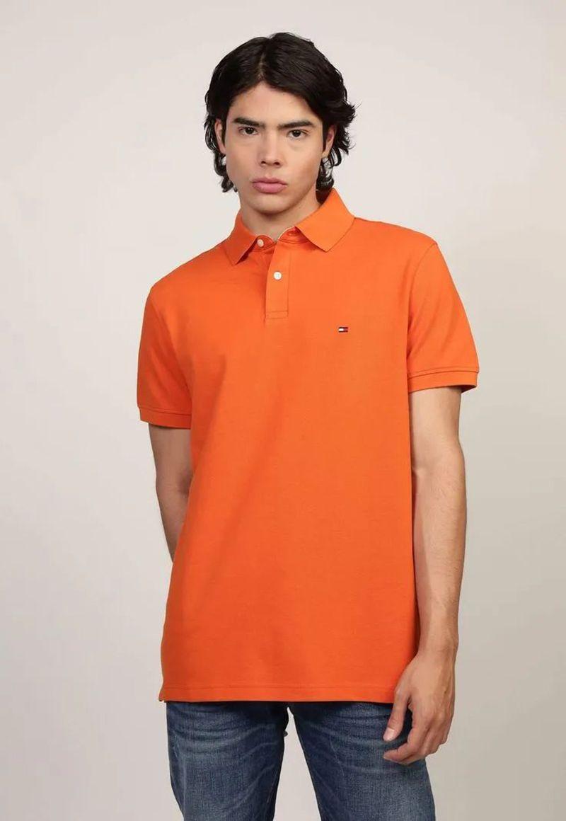 Polo Im 1985 Regular Fit Naranjo SFQ Tommy Hilfiger-0