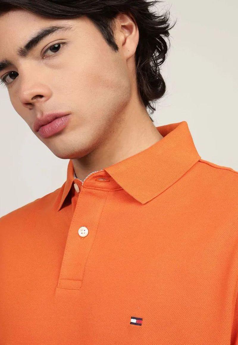 Polo Im 1985 Regular Fit FQ Naranjo Tommy Hilfiger-3