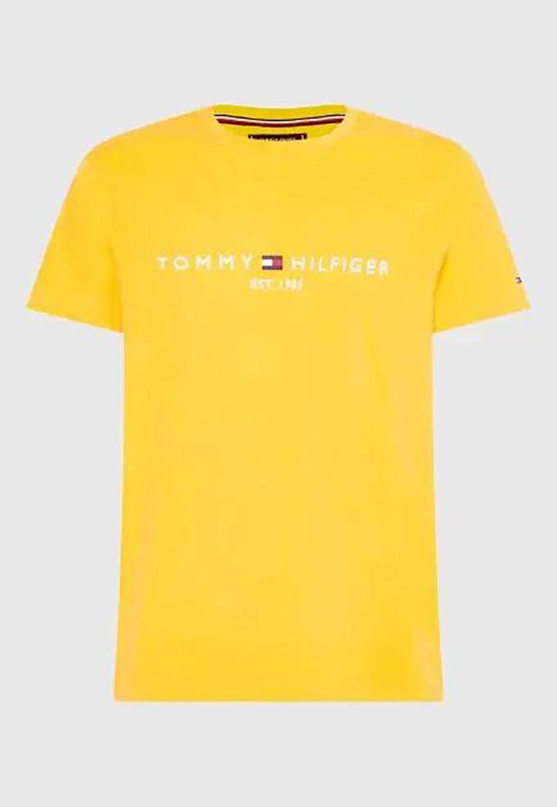 Polera  Logo Slim Fit Amarillo ZEW Tommy Hilfiger-4