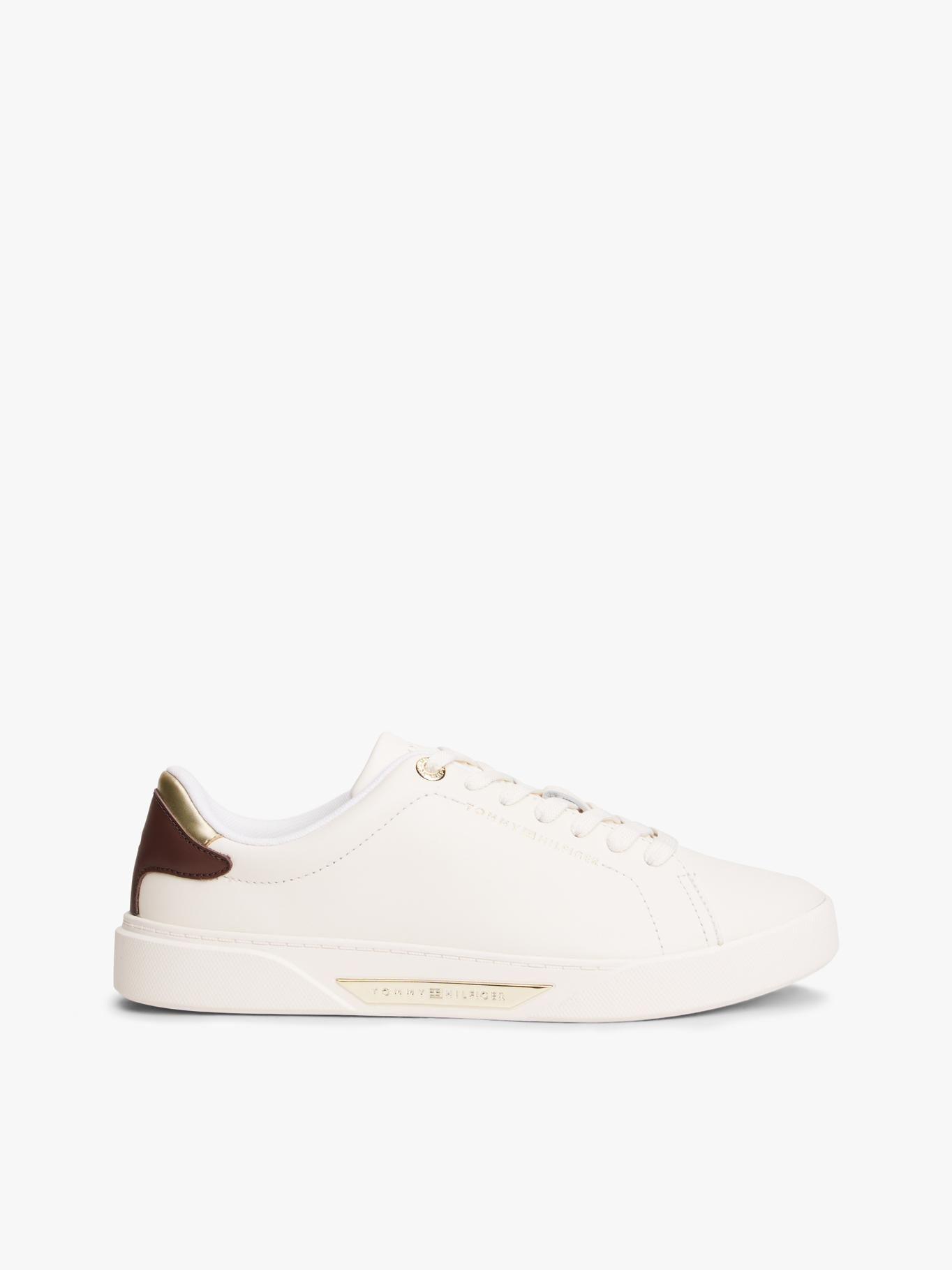 Zapatillas De Cuero Con Logo-4