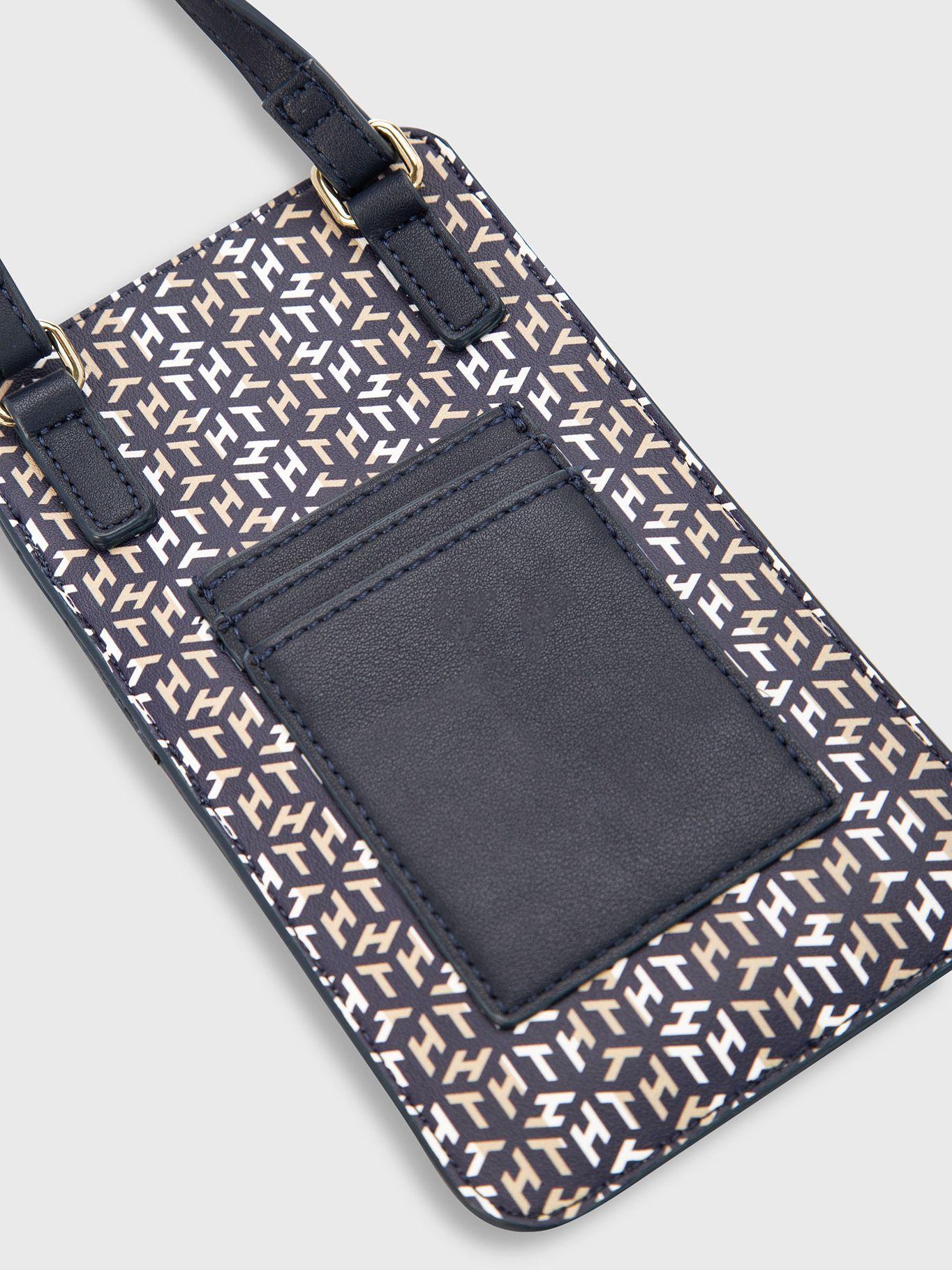 Cartera Para Teléfono Monogram Elsie Azul Tommy Hilfiger-2