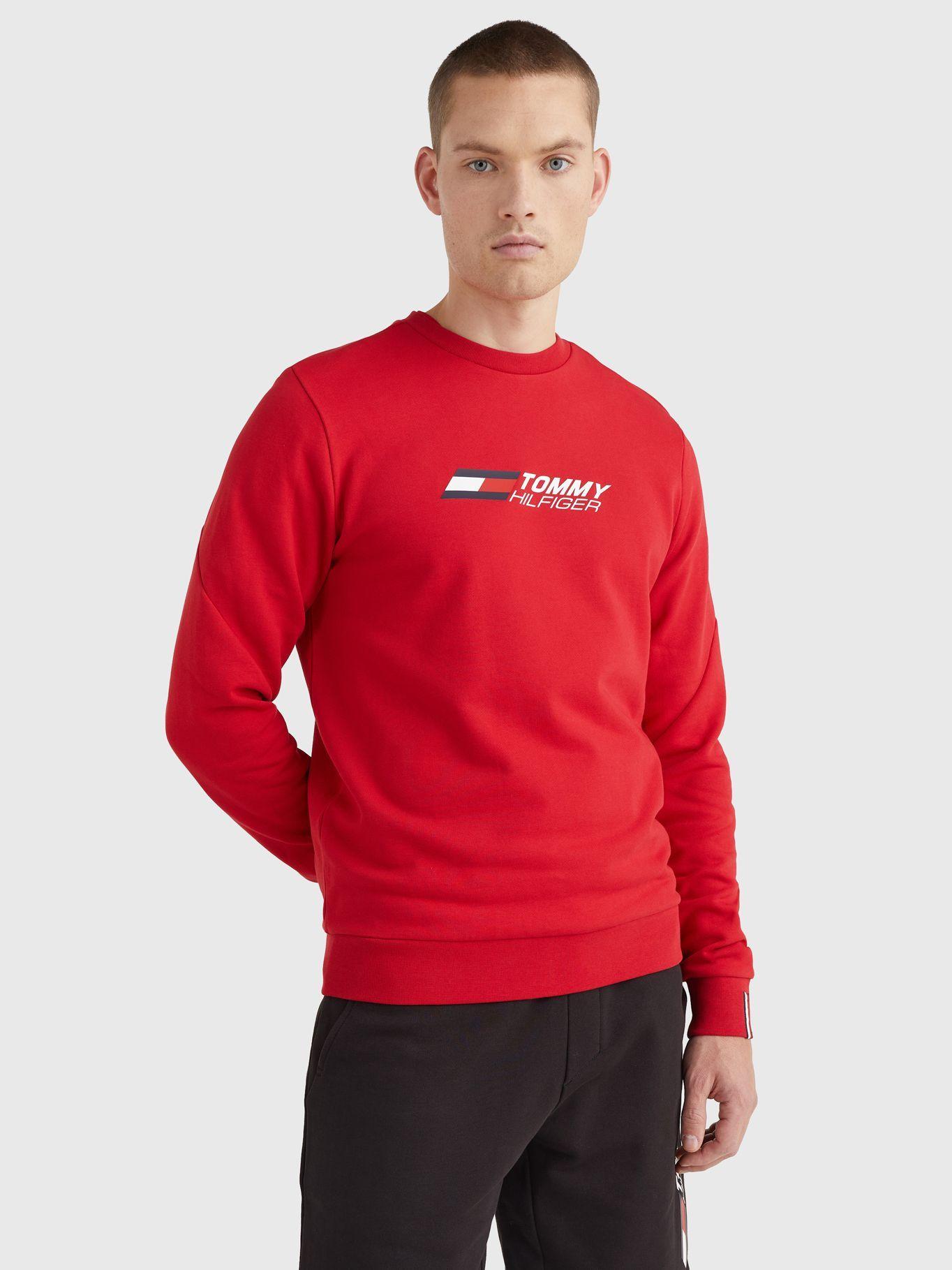 Polerón Sport Essential Rojo Tommy Hilfiger JN2-3