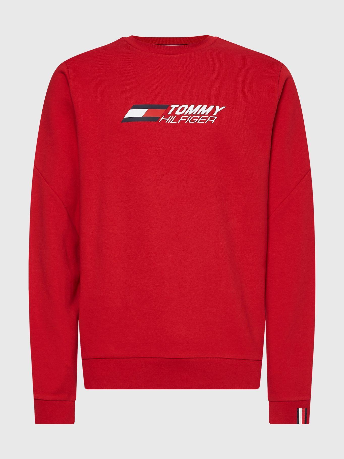 Polerón Sport Essential Rojo Tommy Hilfiger JN2-4
