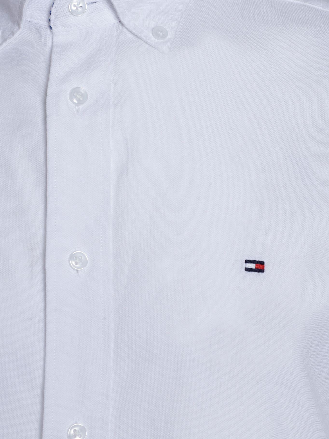 Camisa Solid Oxford Con Logo Blanco Tommy Hilfiger-2