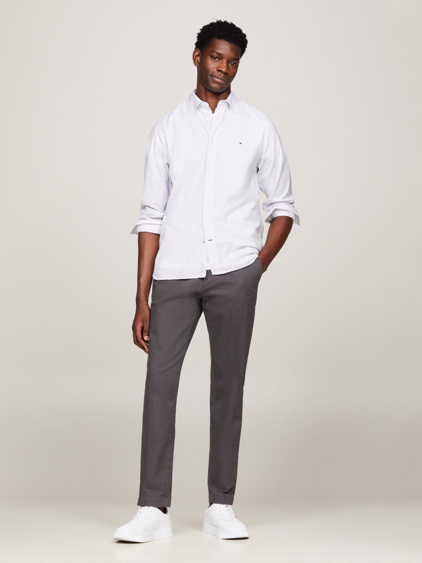 Camisa Core Flex Con Estampado Blanco Tommy Hilfiger-1