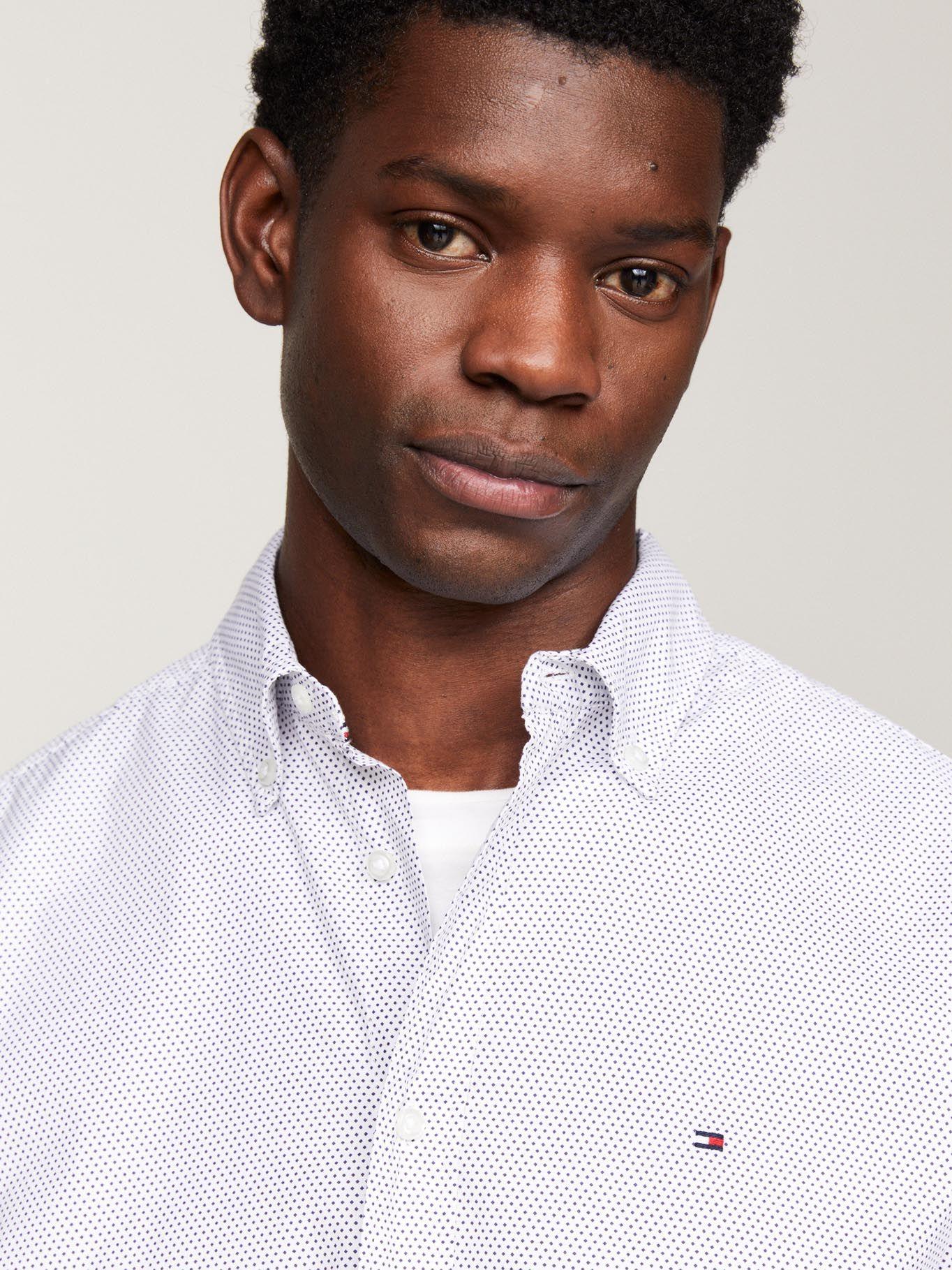 Camisa Core Flex Con Estampado Blanco Tommy Hilfiger-3