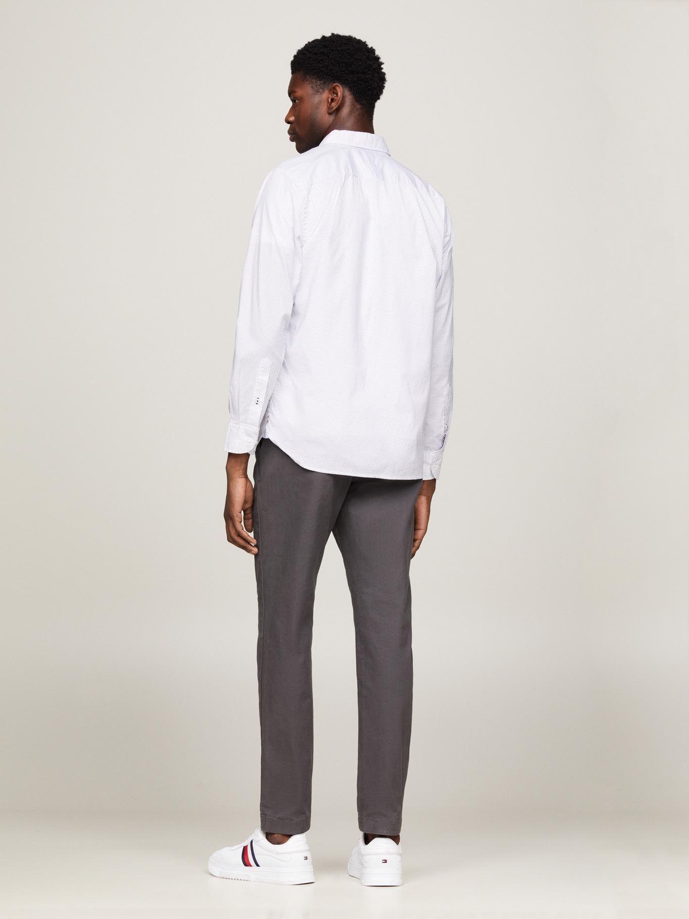 Camisa Core Flex Con Estampado Blanco Tommy Hilfiger-4