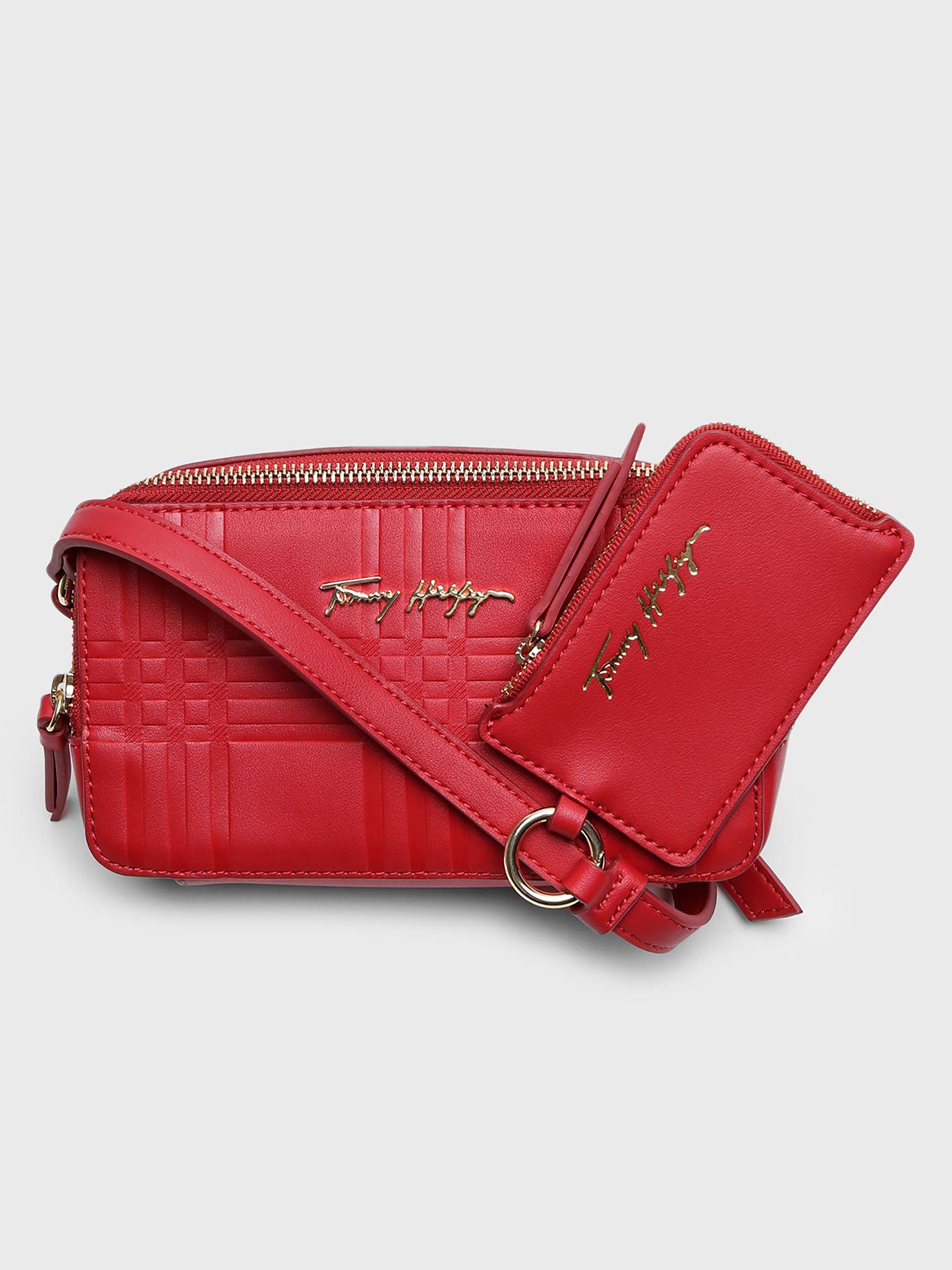 Bandolera Diseño Signature Rojo Tommy Hilfiger-0