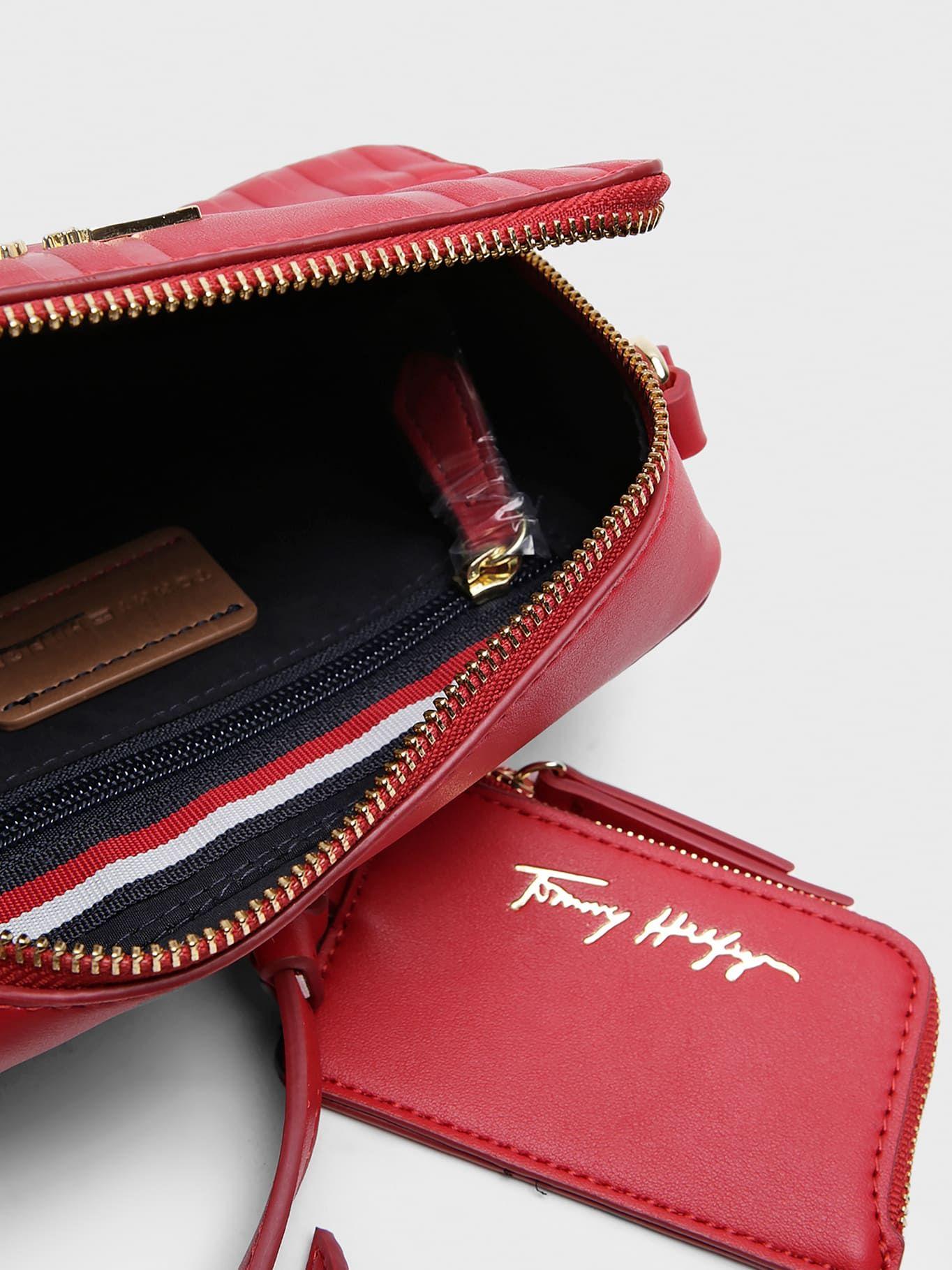 Bandolera Diseño Signature Rojo Tommy Hilfiger-4