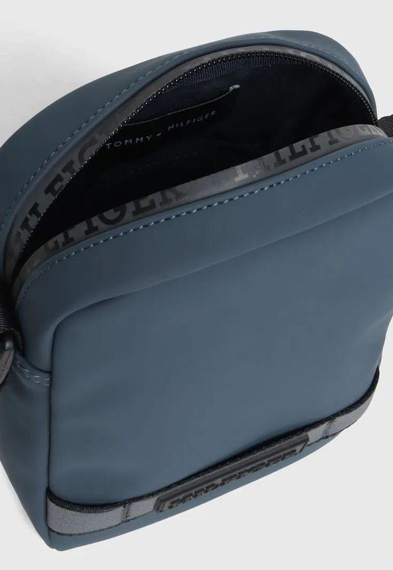 Bolso Reporter Monotype Azul POM Tommy Hilfiger-3