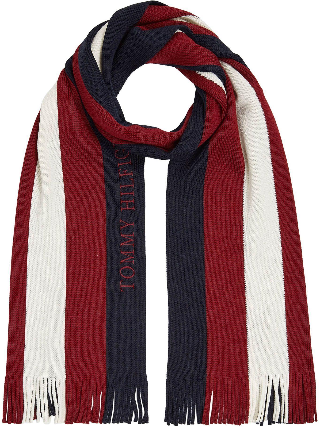 Bufanda Raschelle Varsity Burdeo Tommy Hilfiger-0