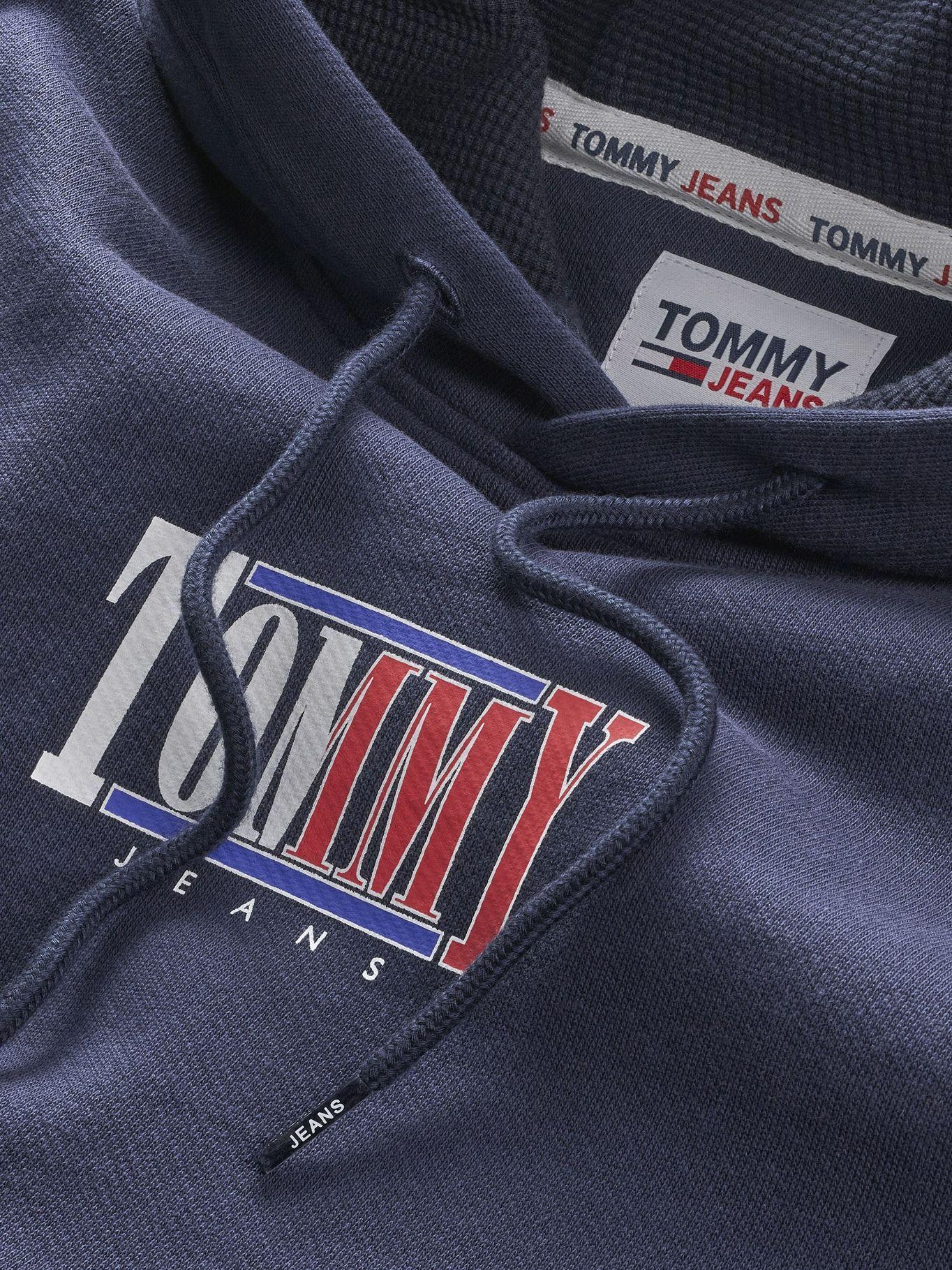 Polerón Hoodie Essential Graphic Azul Tommy Jeans-2