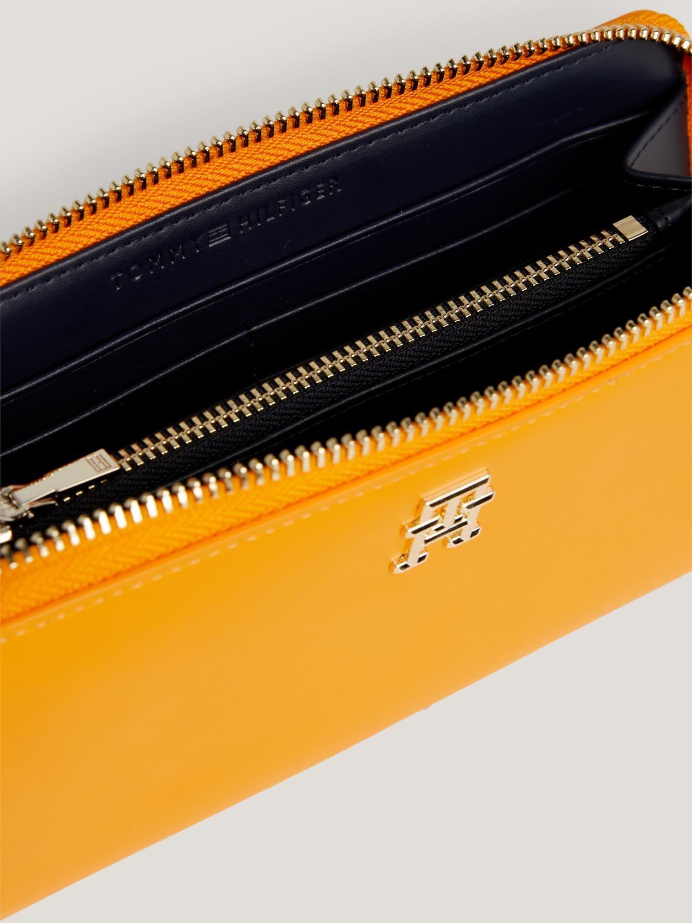 Billetera Iconic Con Cierre Naranjo Tommy Hilfiger-3
