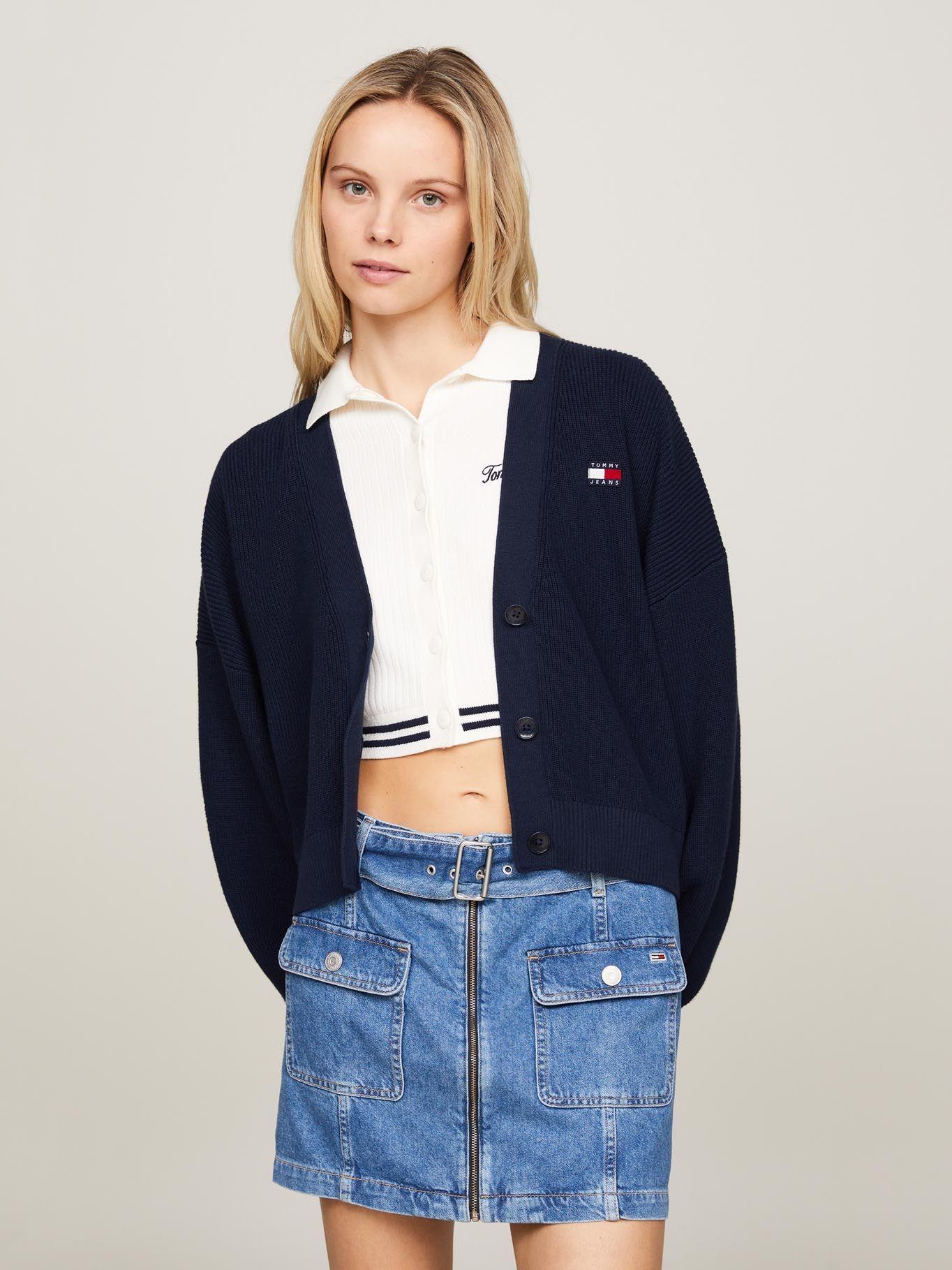 Cárdigan Con Back Logo Azul Tommy Jeans-0
