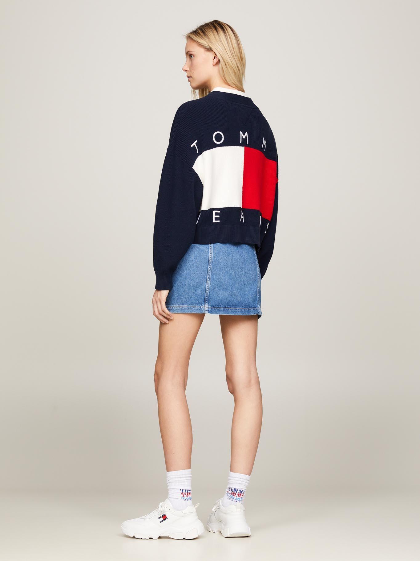 Cárdigan Con Back Logo Azul Tommy Jeans-2