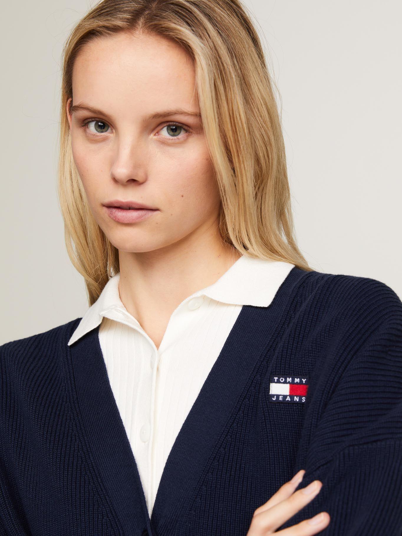 Cárdigan Con Back Logo Azul Tommy Jeans-3