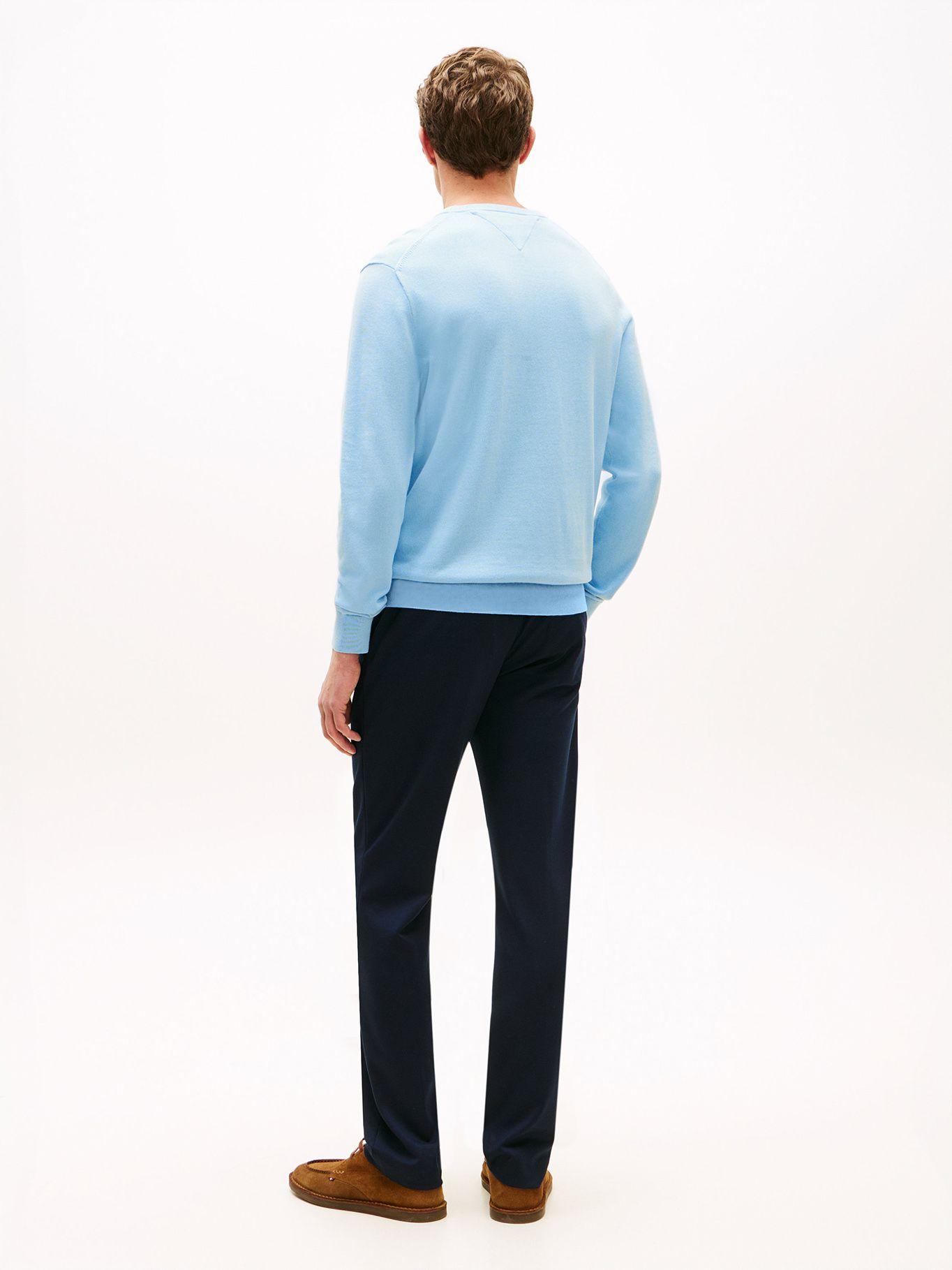 Sweater Essential C-Neck Tommy Hilfiger Celeste-2