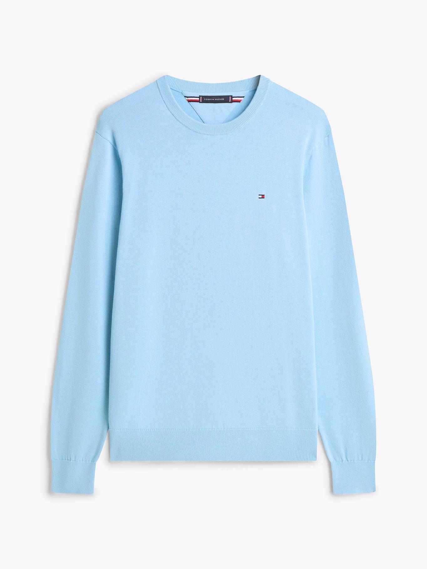 Sweater Essential C-Neck Tommy Hilfiger Celeste-4